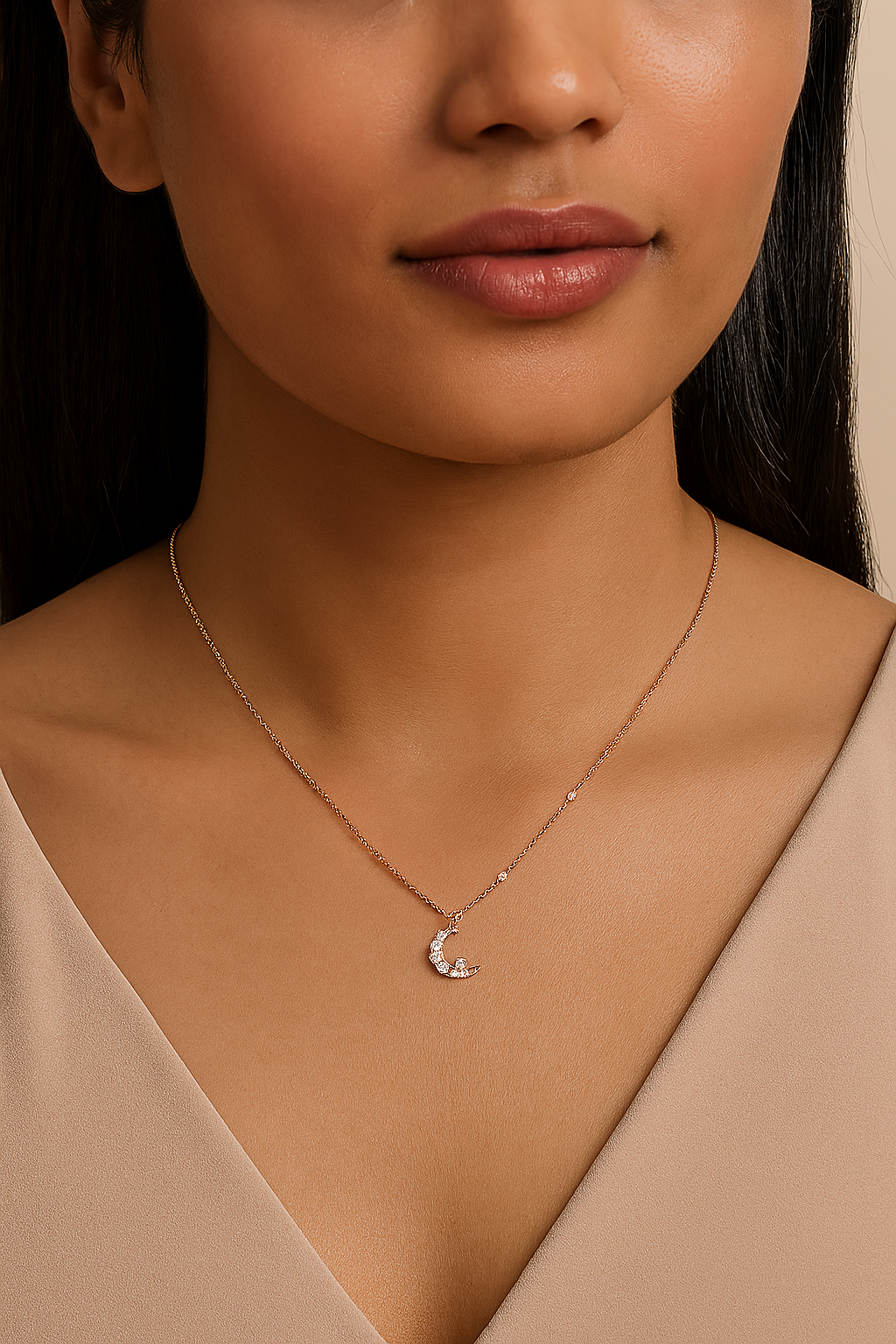 Celestial Crescent Charm