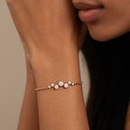 Sparkling Bezel Set Crystal Bracelet