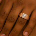 Citadel Round Men's Ring