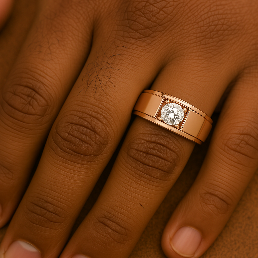 Citadel Round Men's Ring