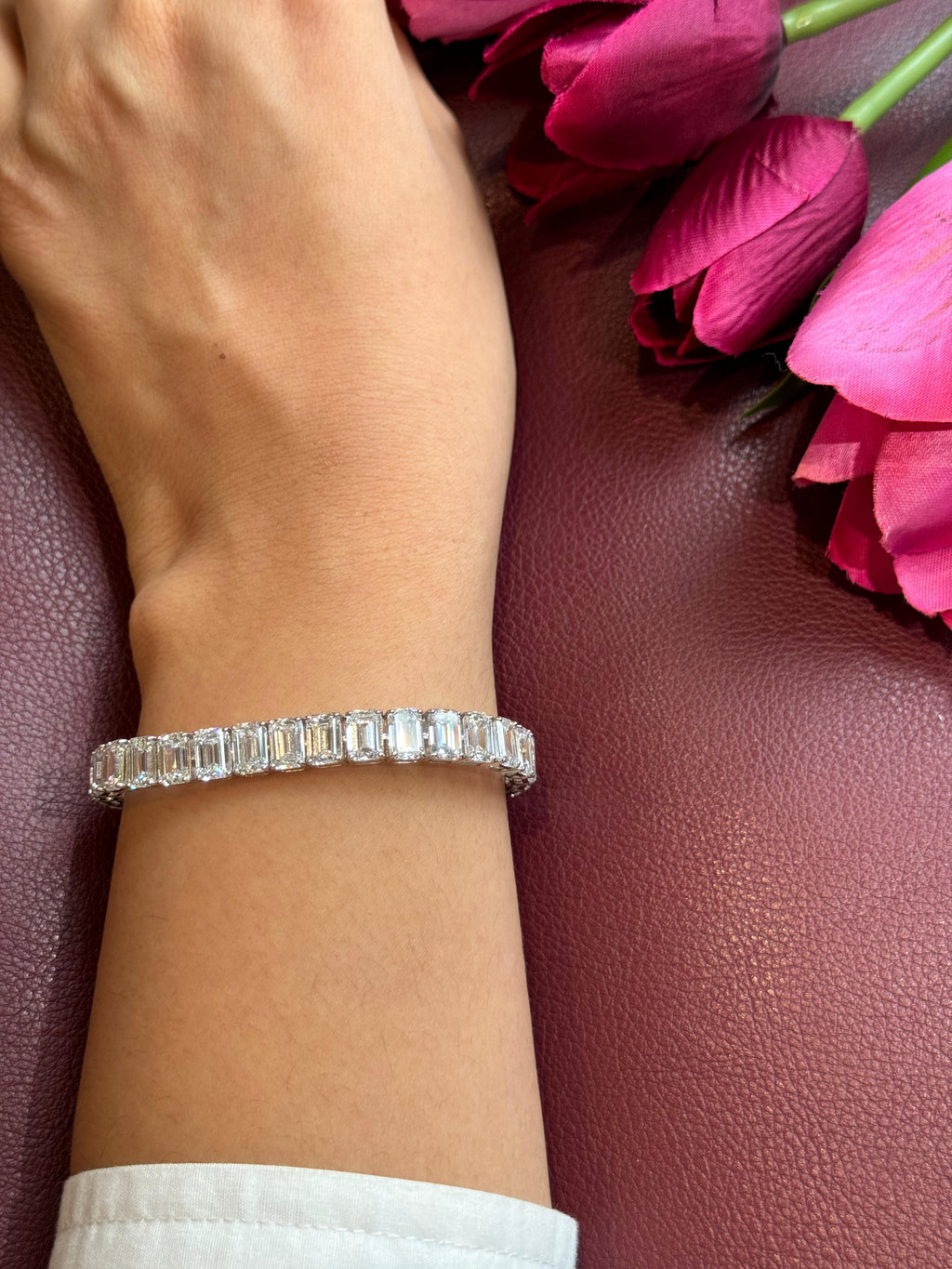 1 ct Emerald Bracelet