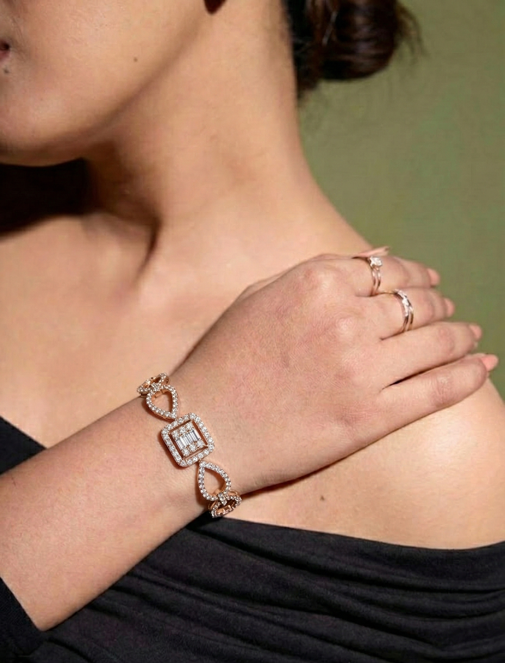 Quadrille Diamond Bracelet