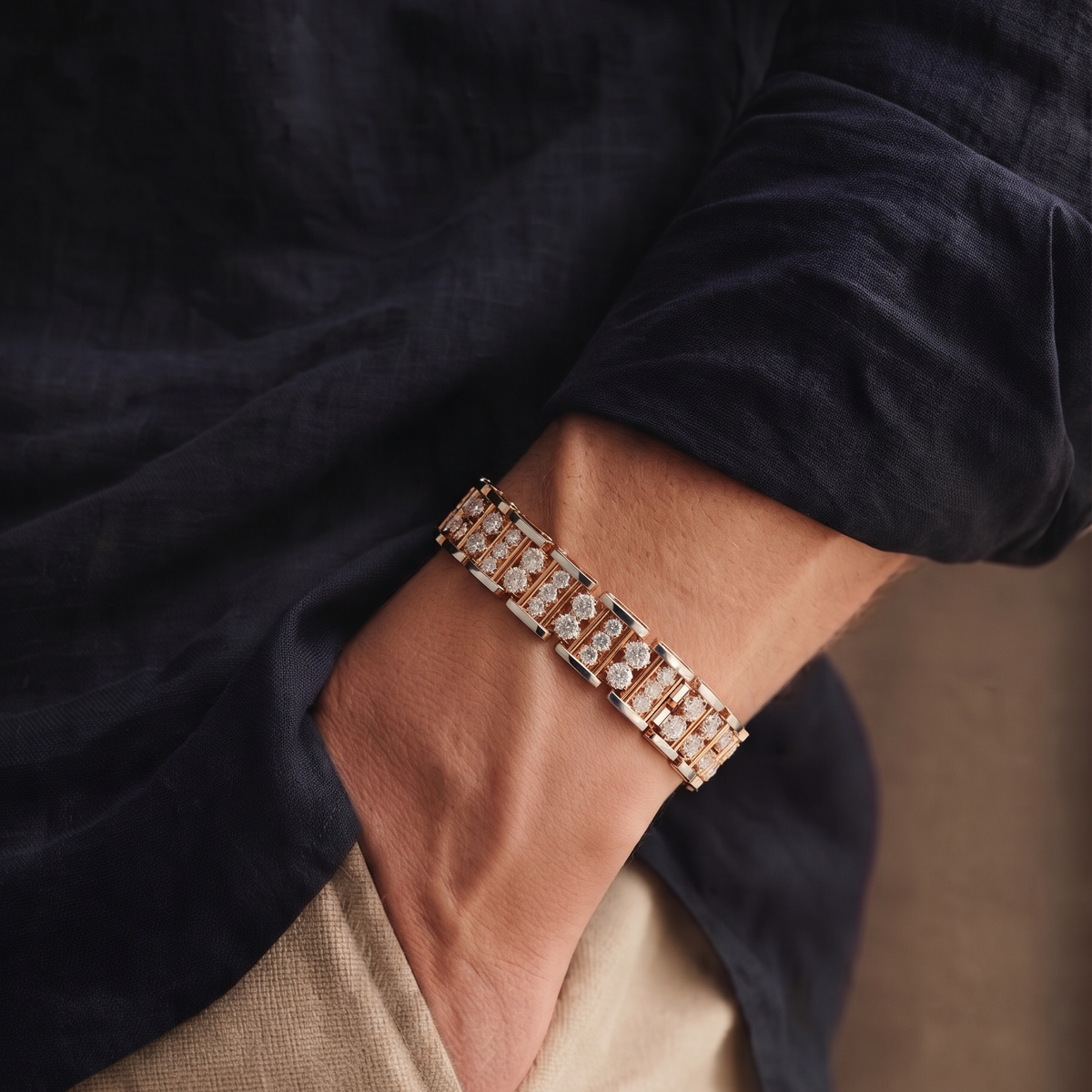 Diamond Link Luxe Bracelet