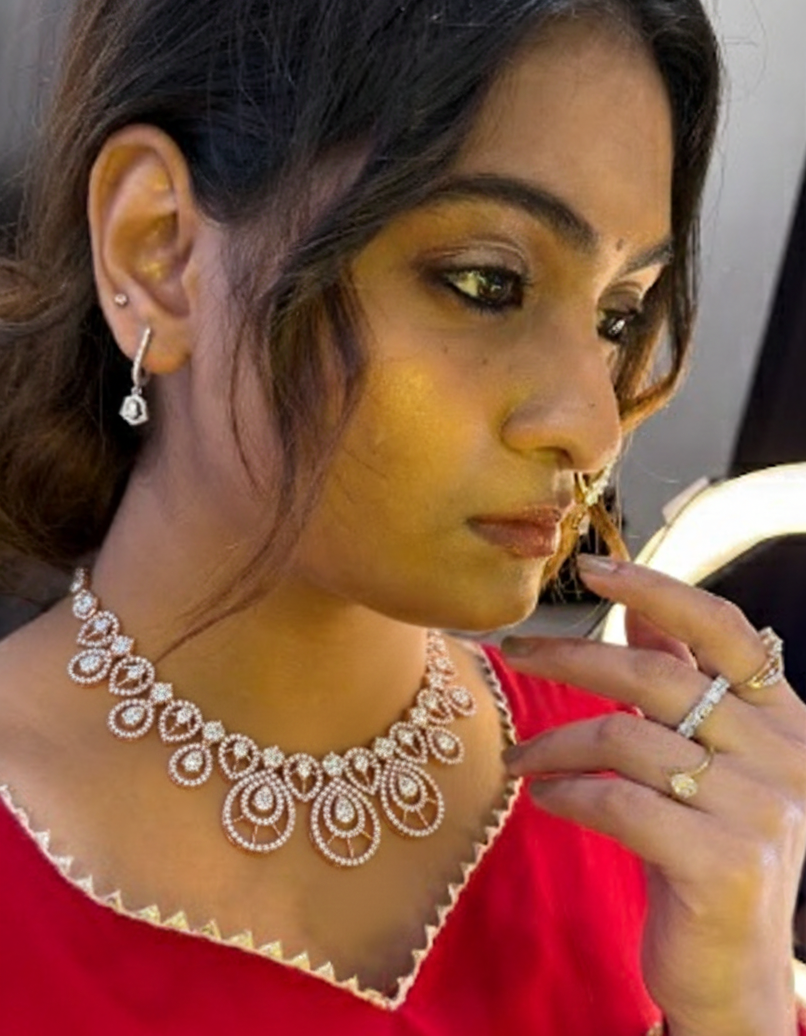 Diamond Cascade Necklace