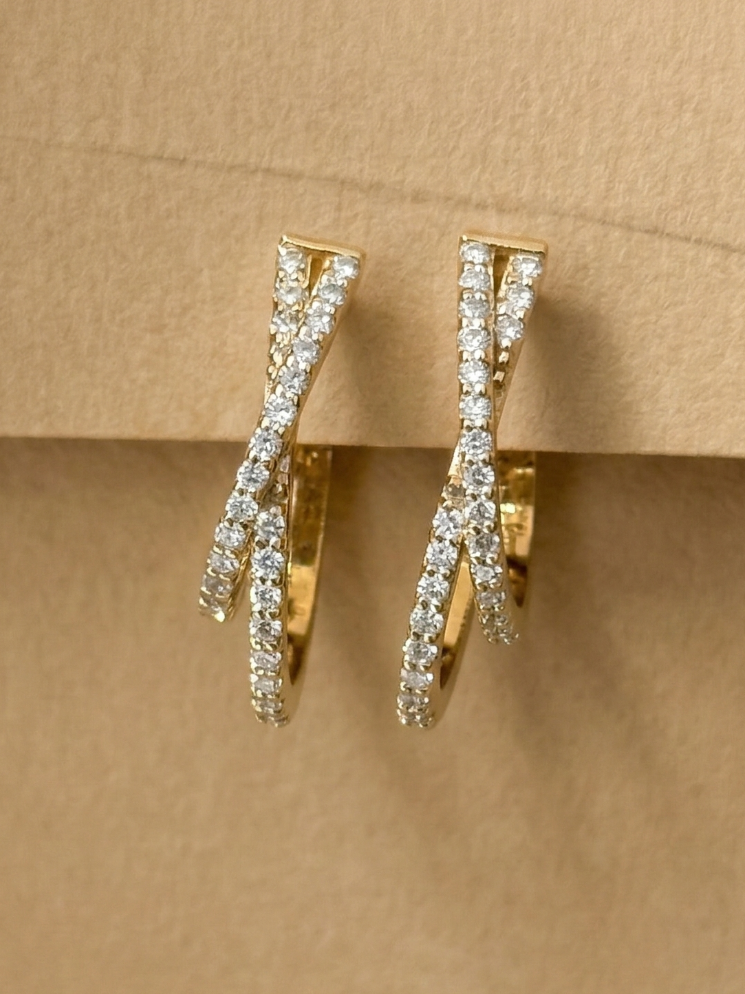 Diamond Hoop Earrings