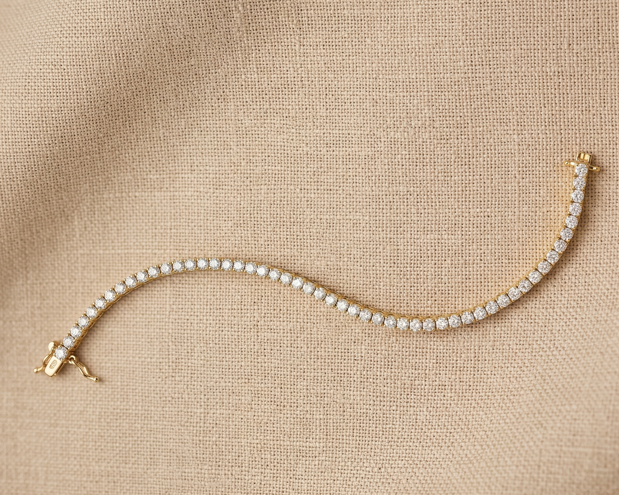 0.10ct Each Diamond Tennis Bracelet