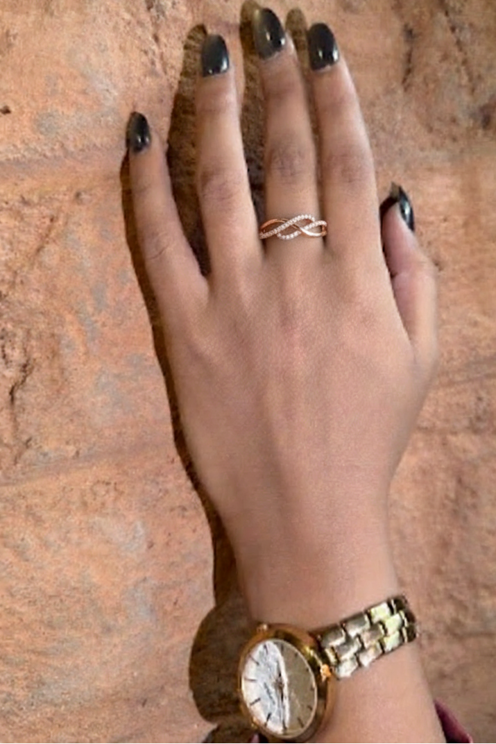 Endless Love Diamond Infinity Band