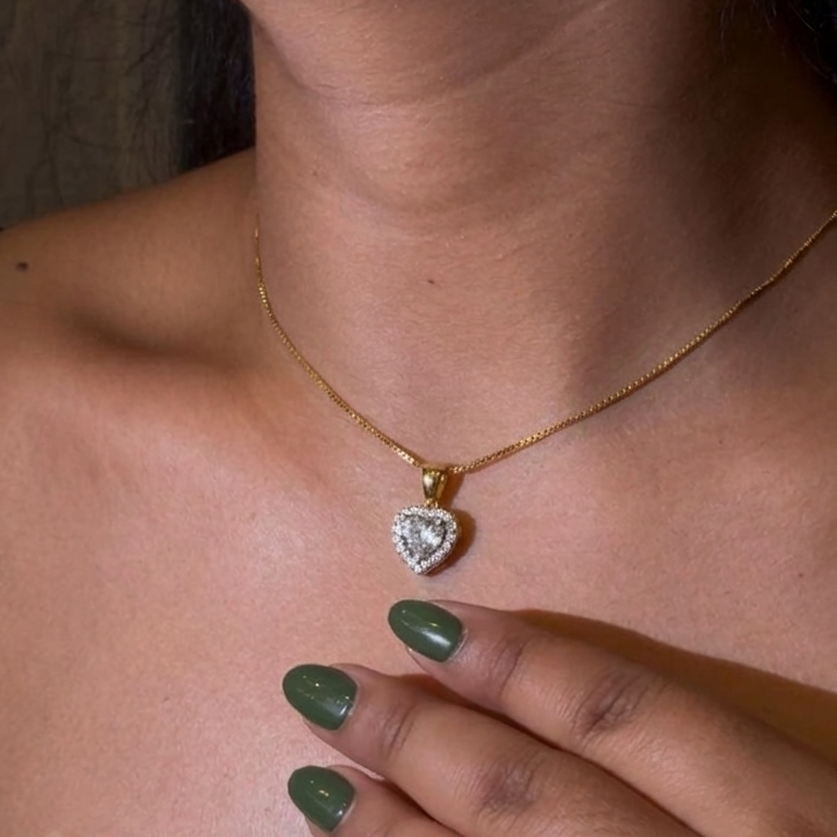 Heart Halo Pendant