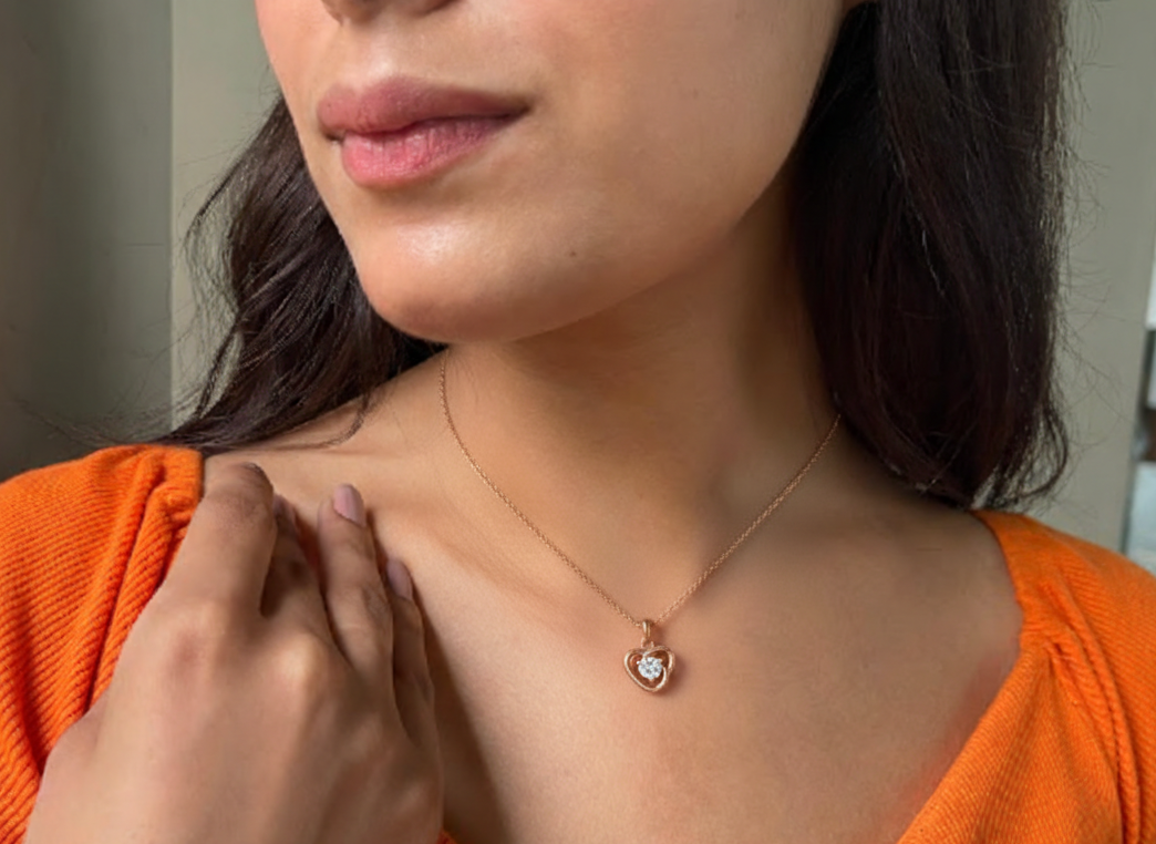Heartglow Diamond Pendant