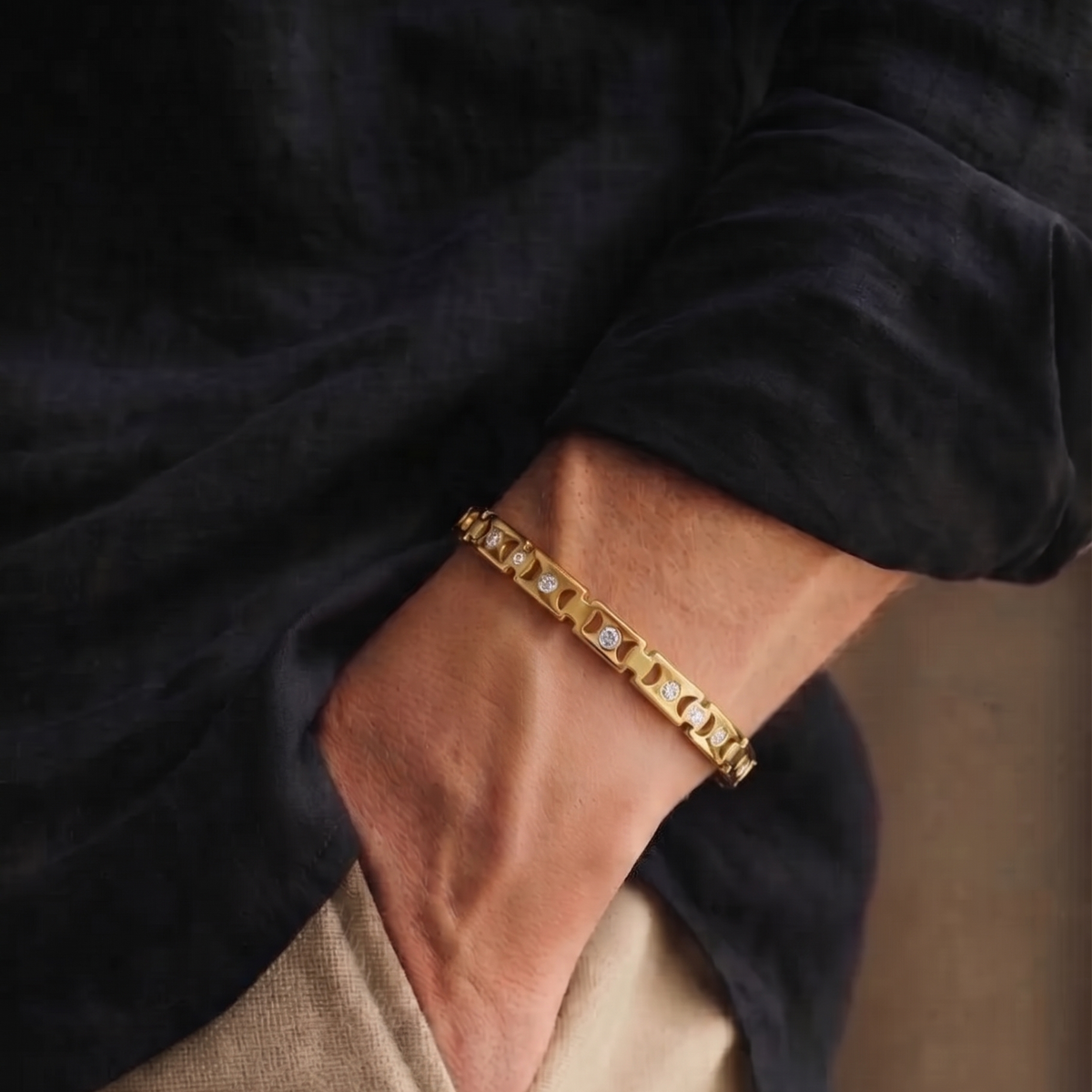 Aurora Round Cut Tennis Bracelet