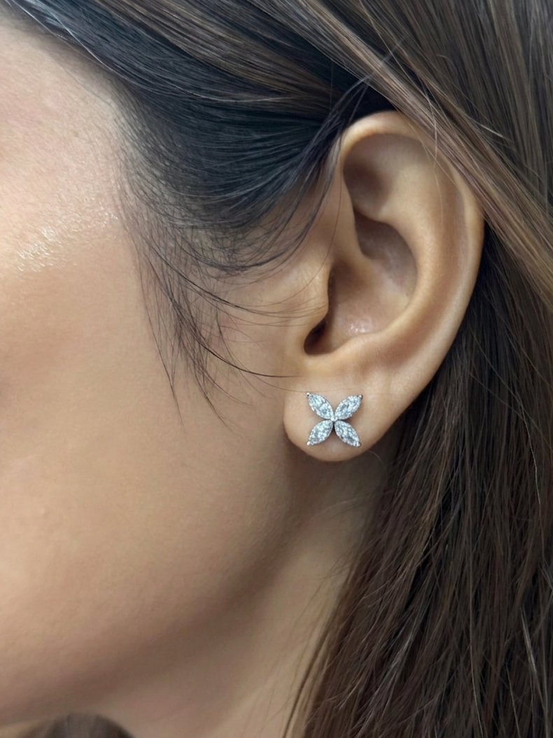 Marquise Petal Studs