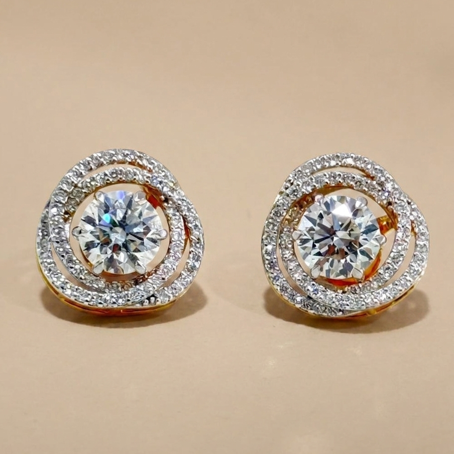 Flower 3 in 1 earrings