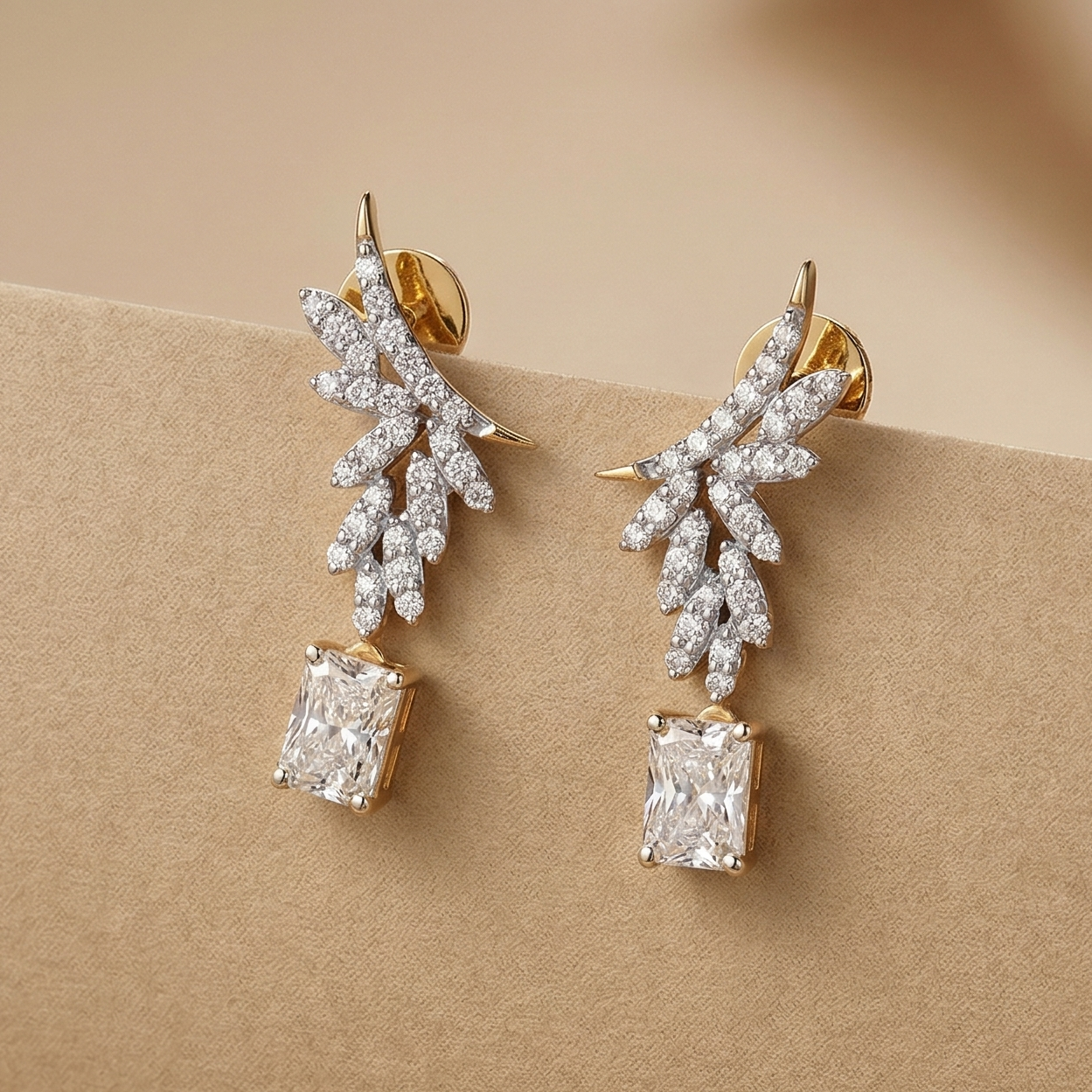 Radiant Hanging Earrings