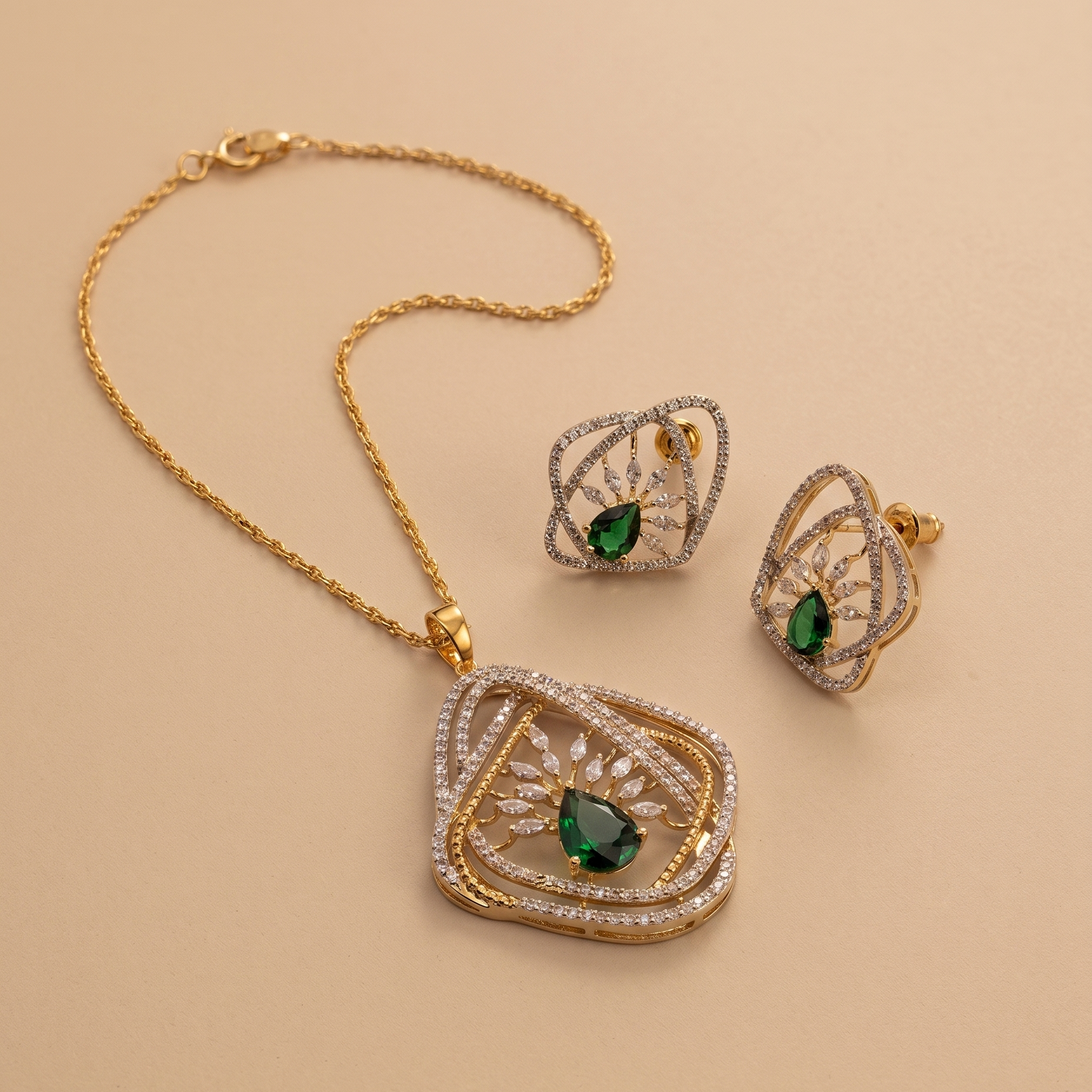 EARRING & PENDANT SET