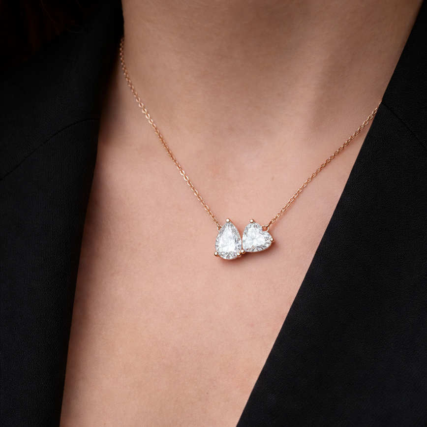 Soulmate Heart And Pear Pendant