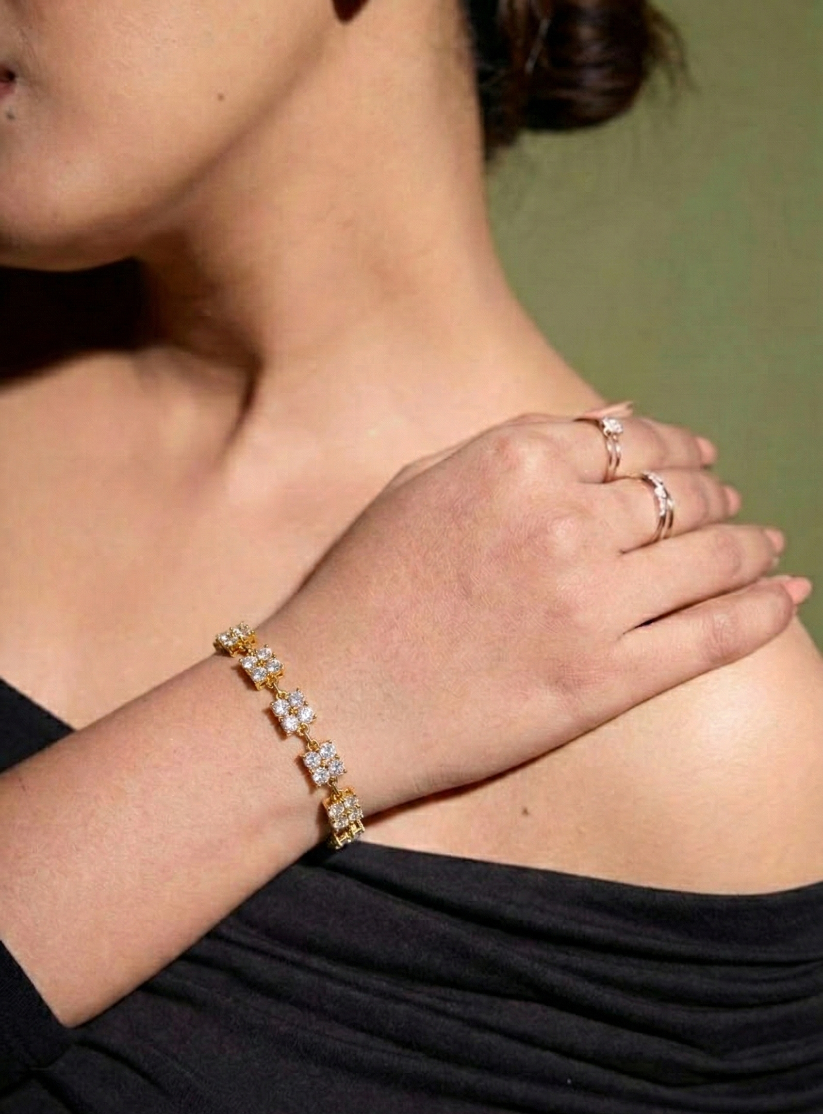 Linked Blossom Bracelet