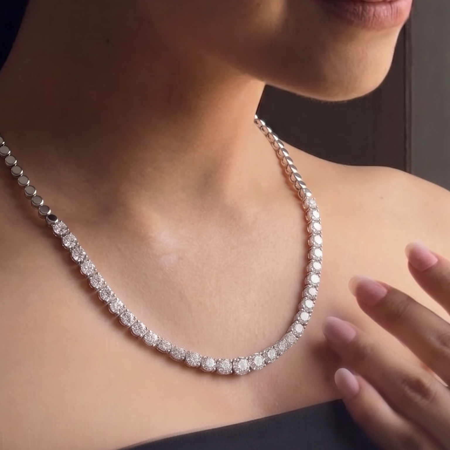 Classic Lumière Tennis Necklace