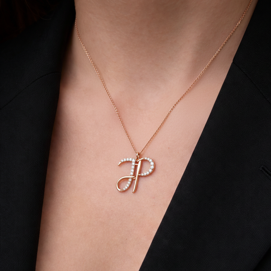 JP Initial Pendant