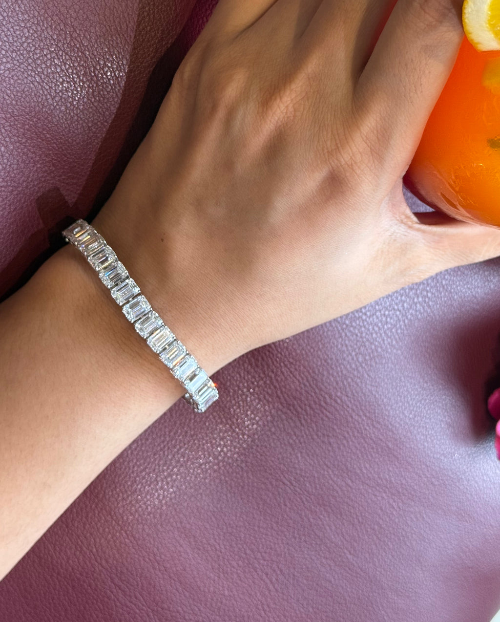 1 ct Emerald Bracelet