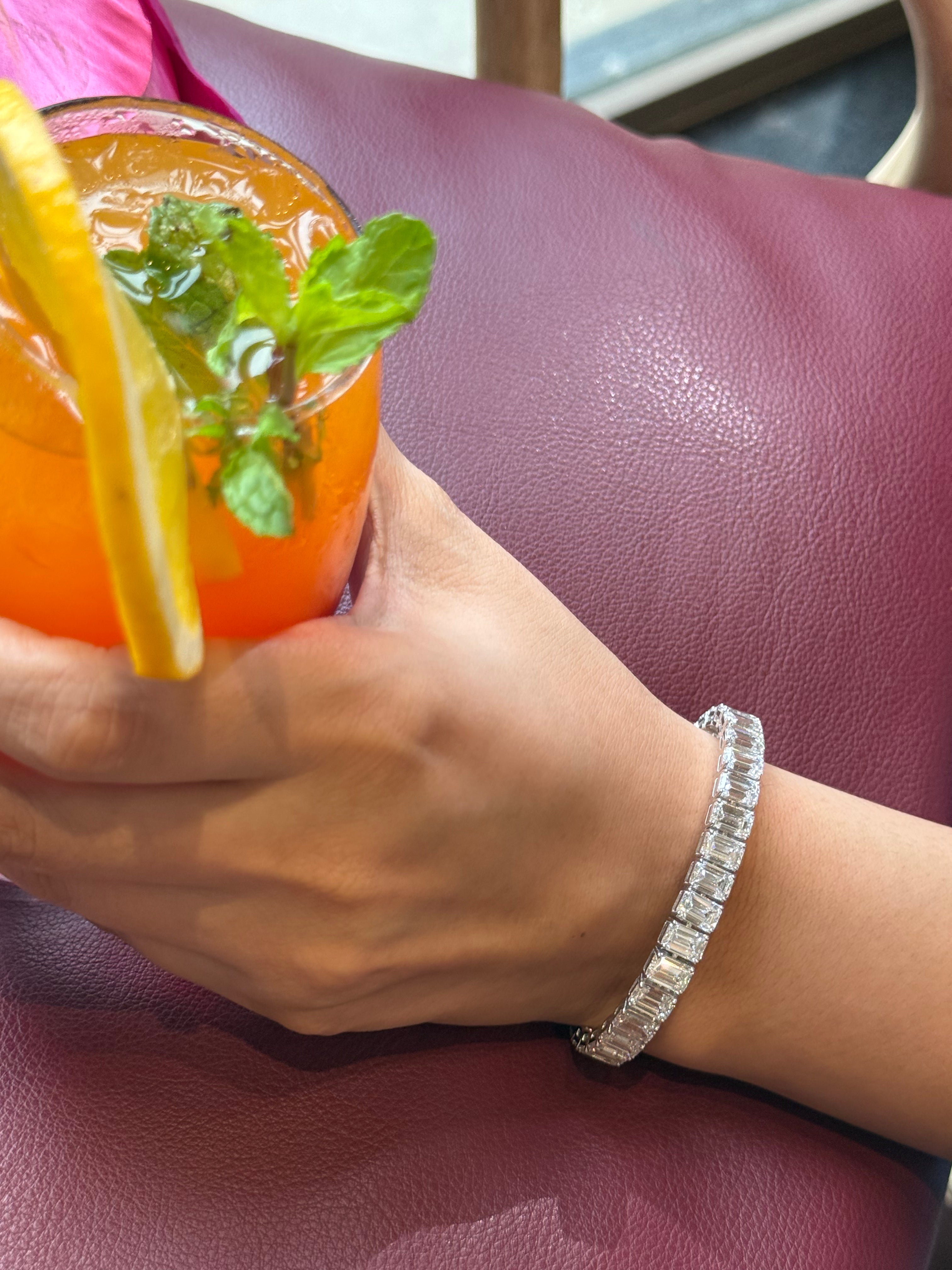 1 ct Emerald Bracelet