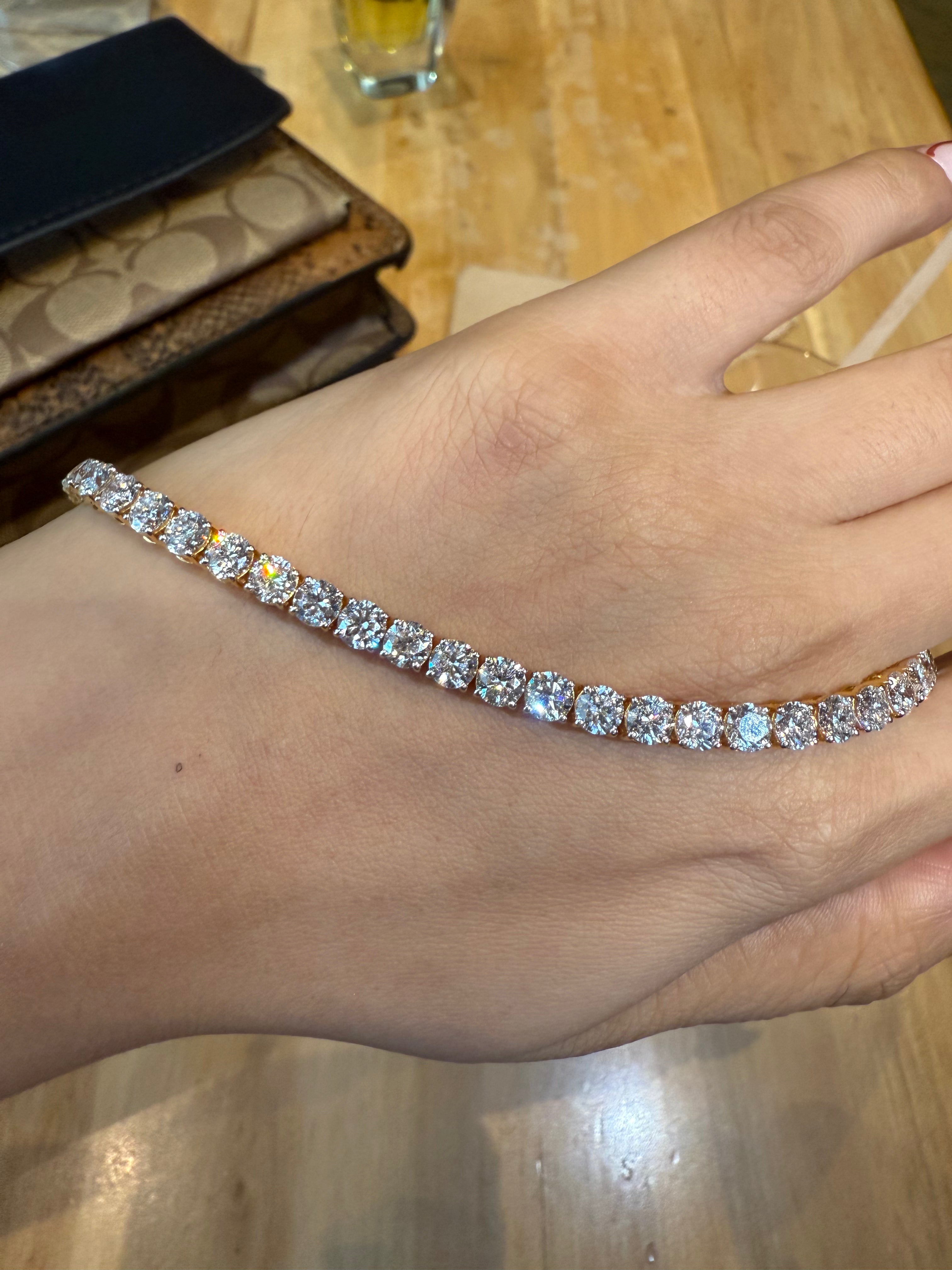 0.30 PT Bracelet /7 Inch. Round