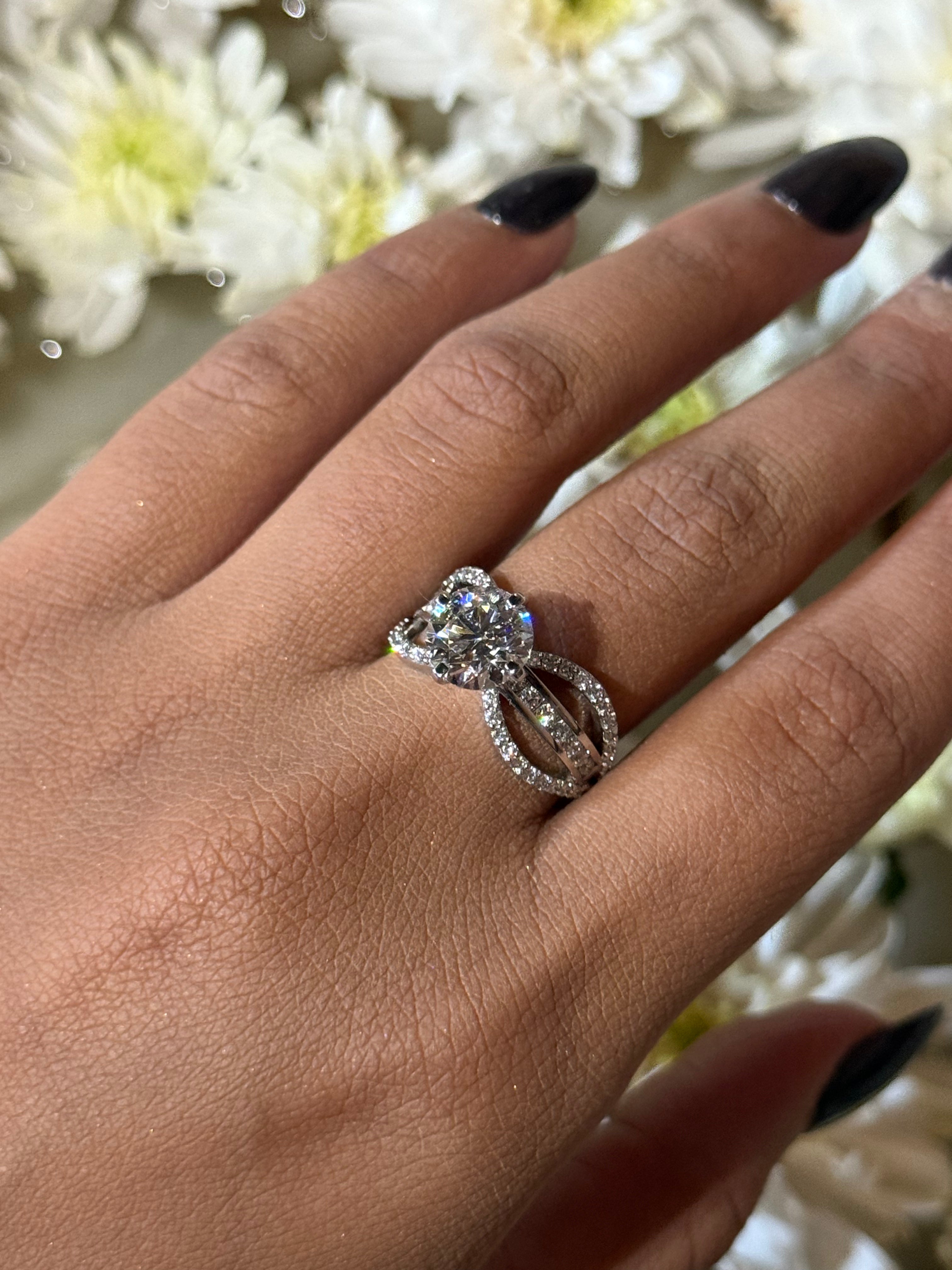 Eternal Bond Round Cut Engagement Ring