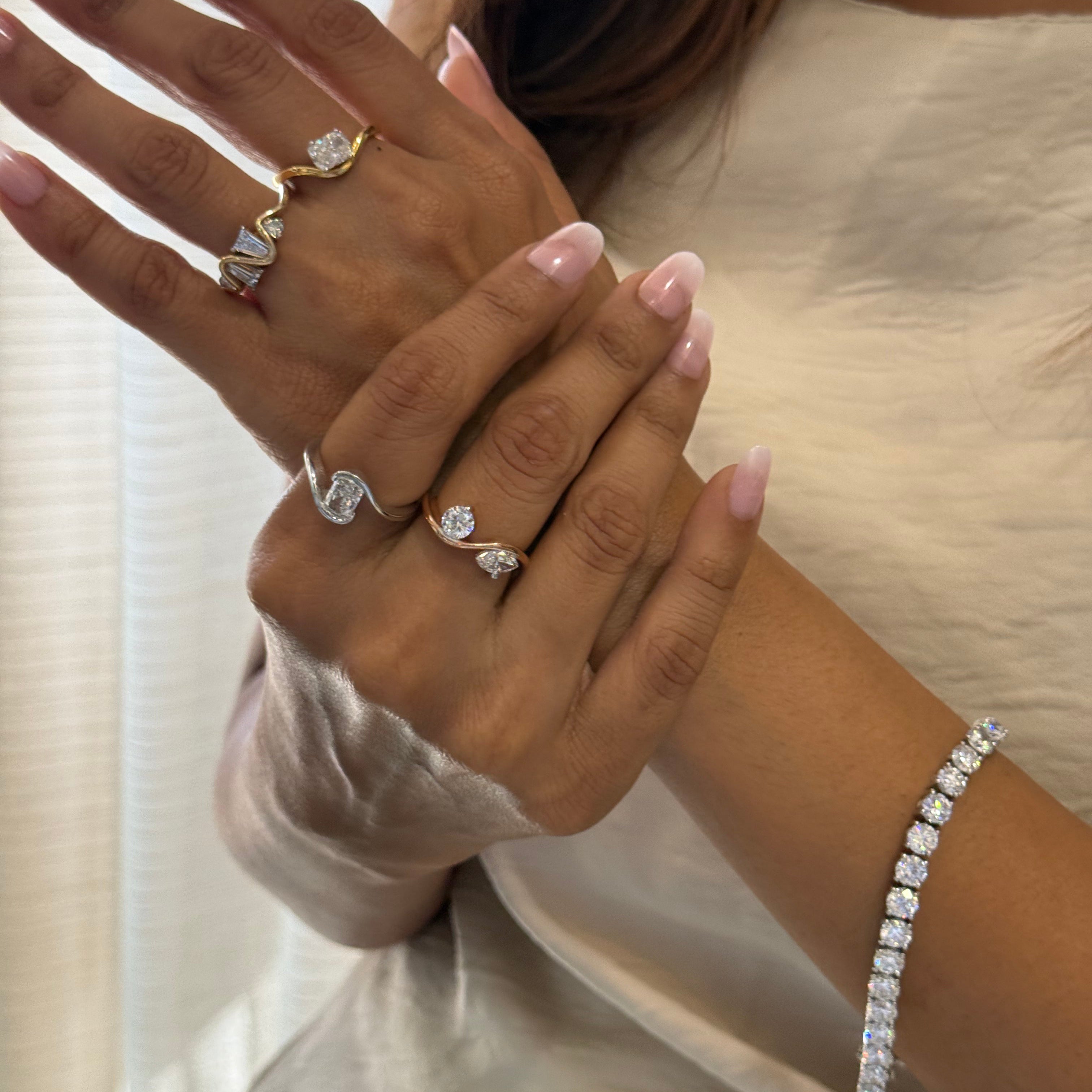 Toi Moi Marquise Round Ring