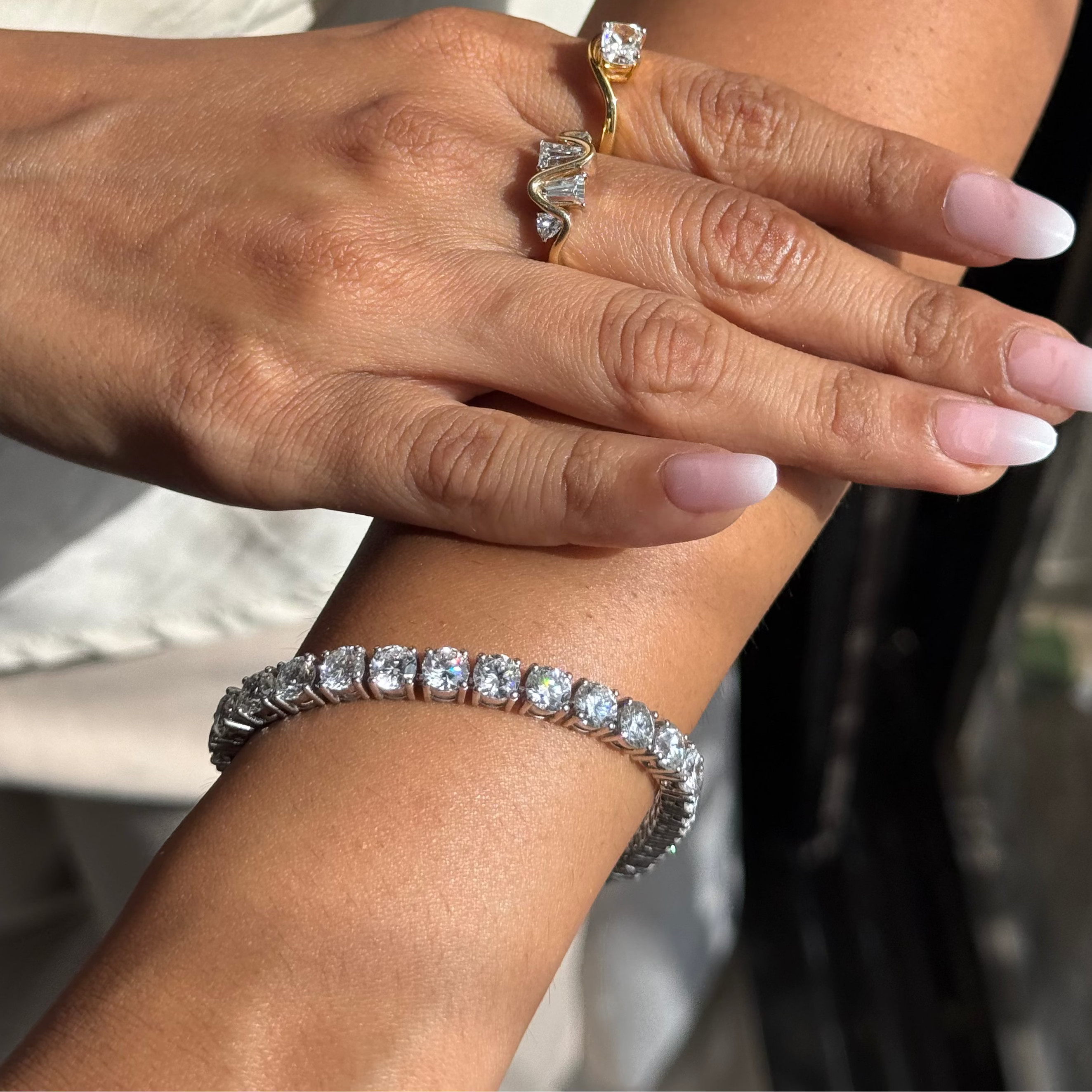 0.55ct Each Diamond Bracelet
