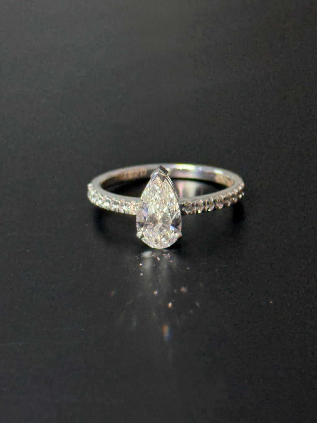 Pear Cut Diamond Ring