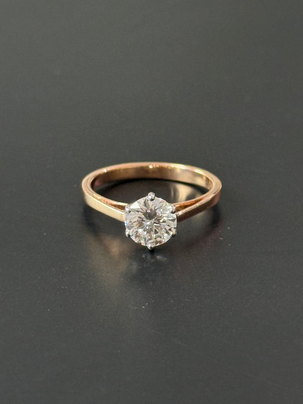 1 ct Round Ring