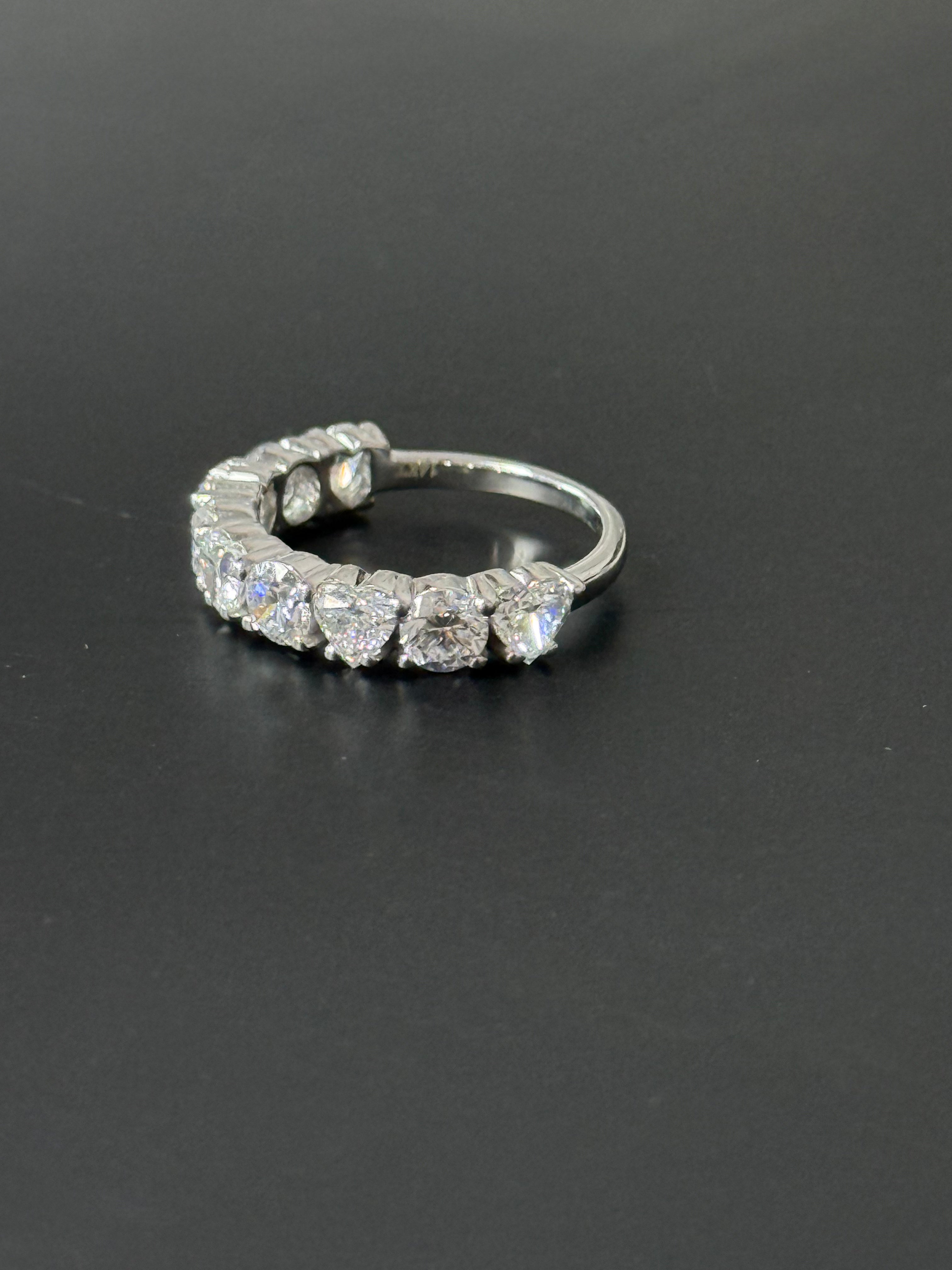 Round & Heart Eternity Ring