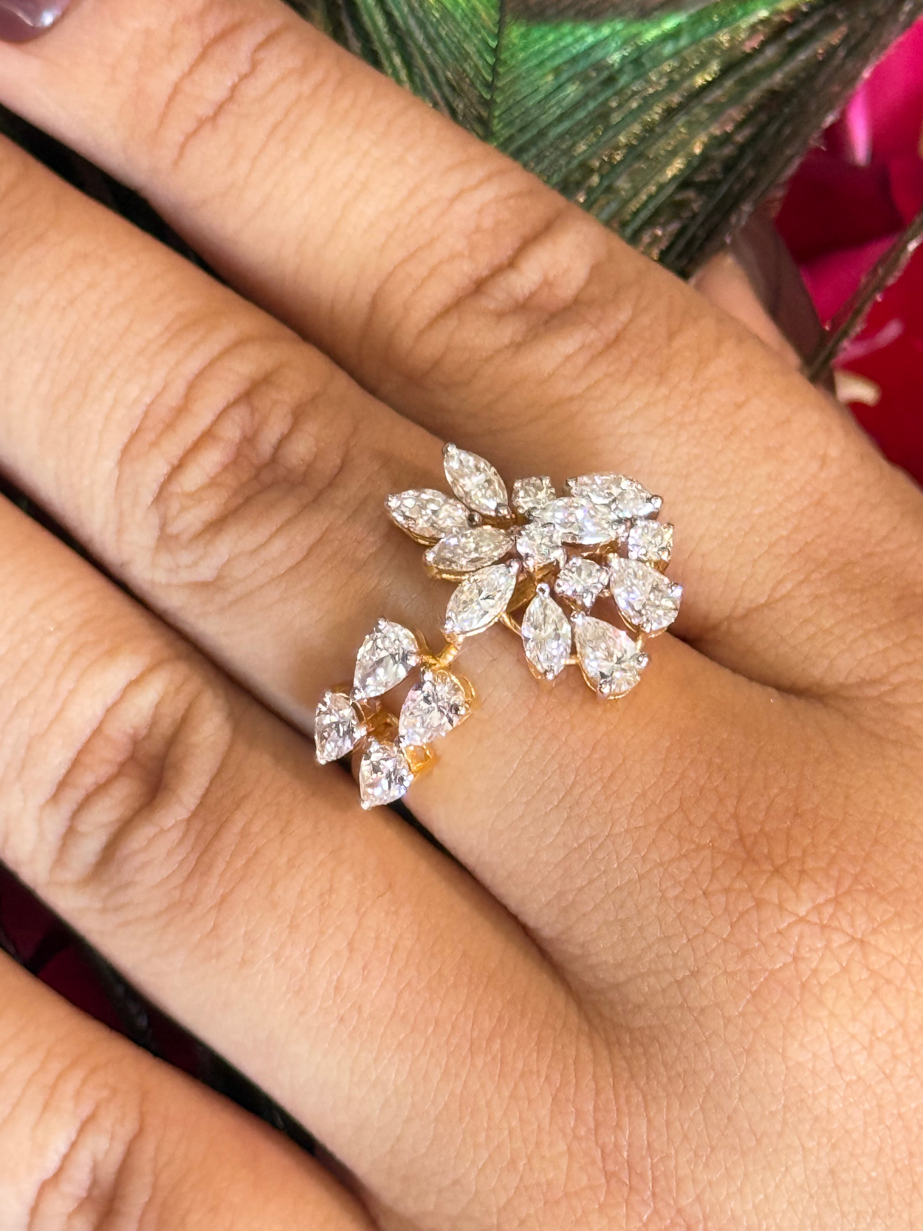 Marquise & Pear Cocktail Ring