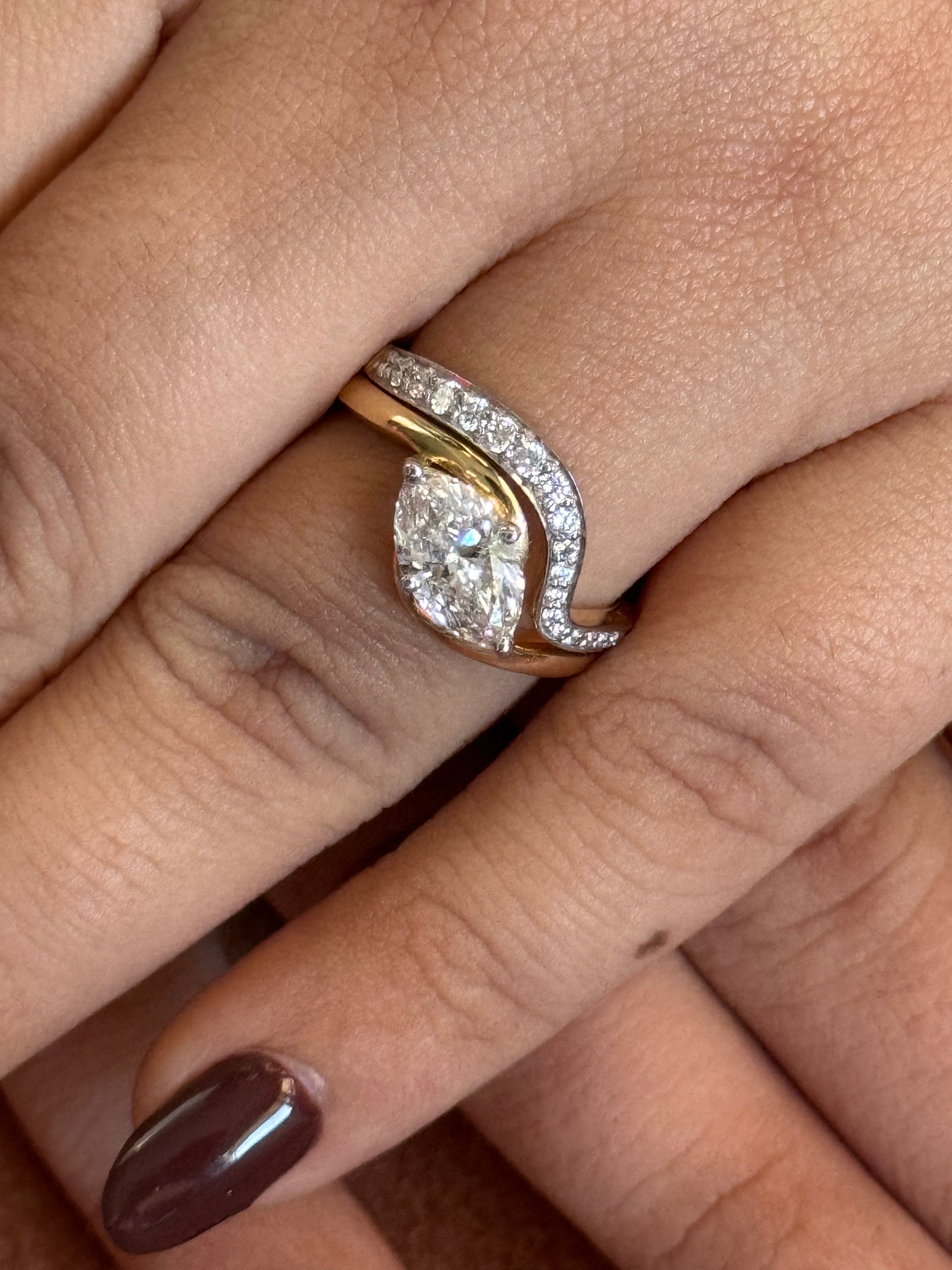 Marquise Stackable Ring