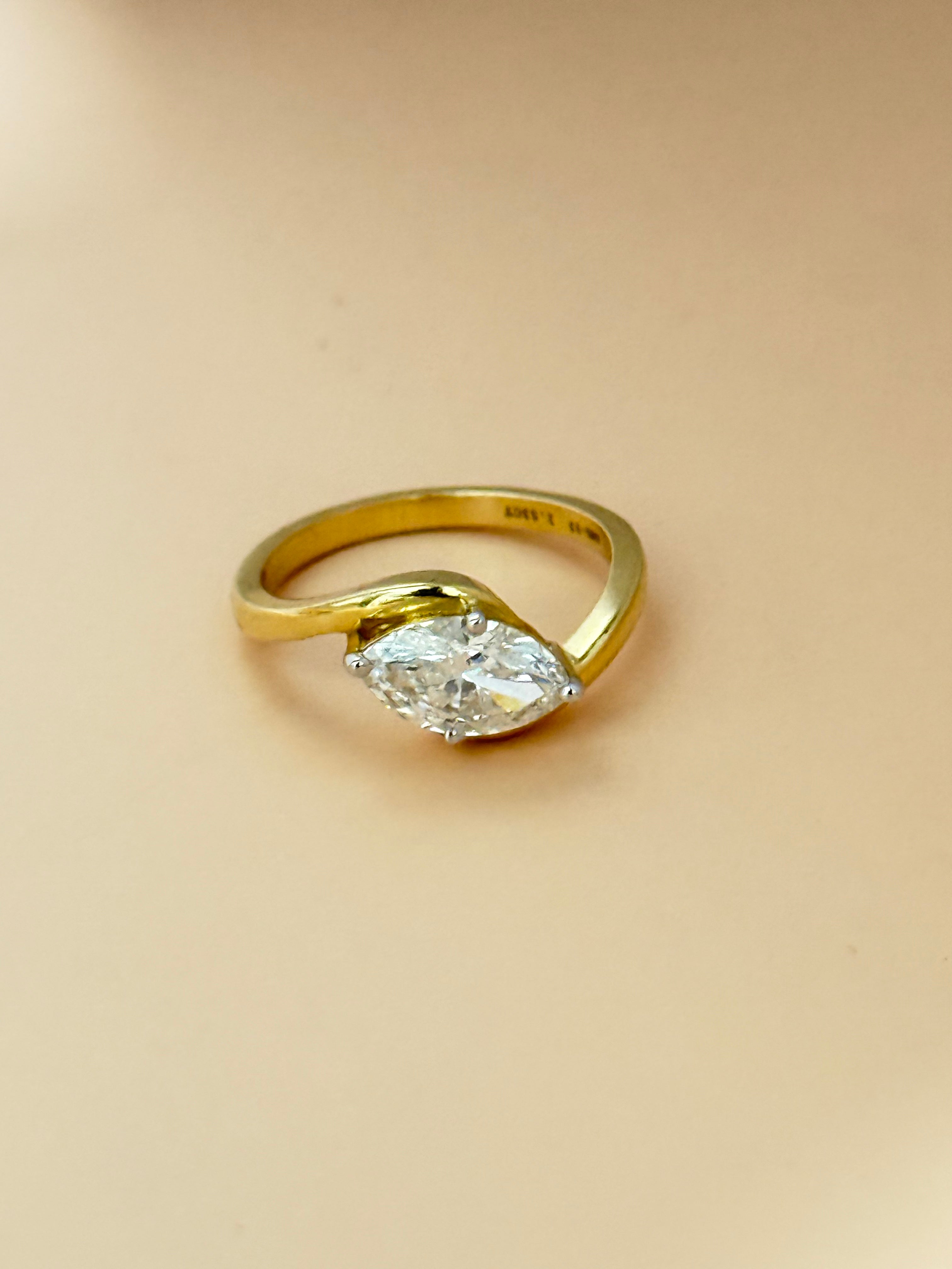 Marquise Stackable Ring