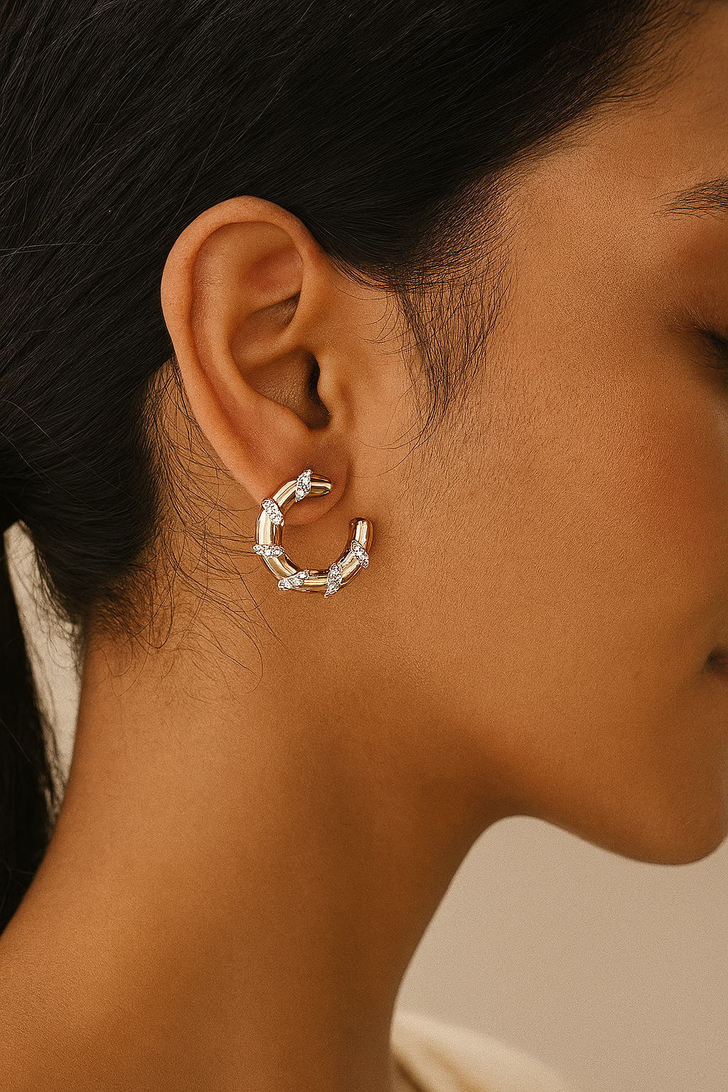 Brilliant Embrace Hoops