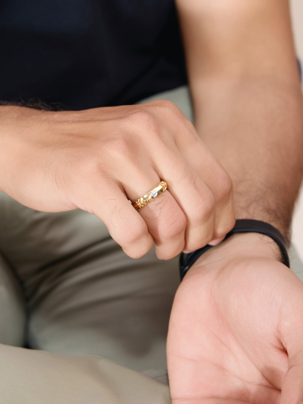 Tiffany Inspired Mens Ring