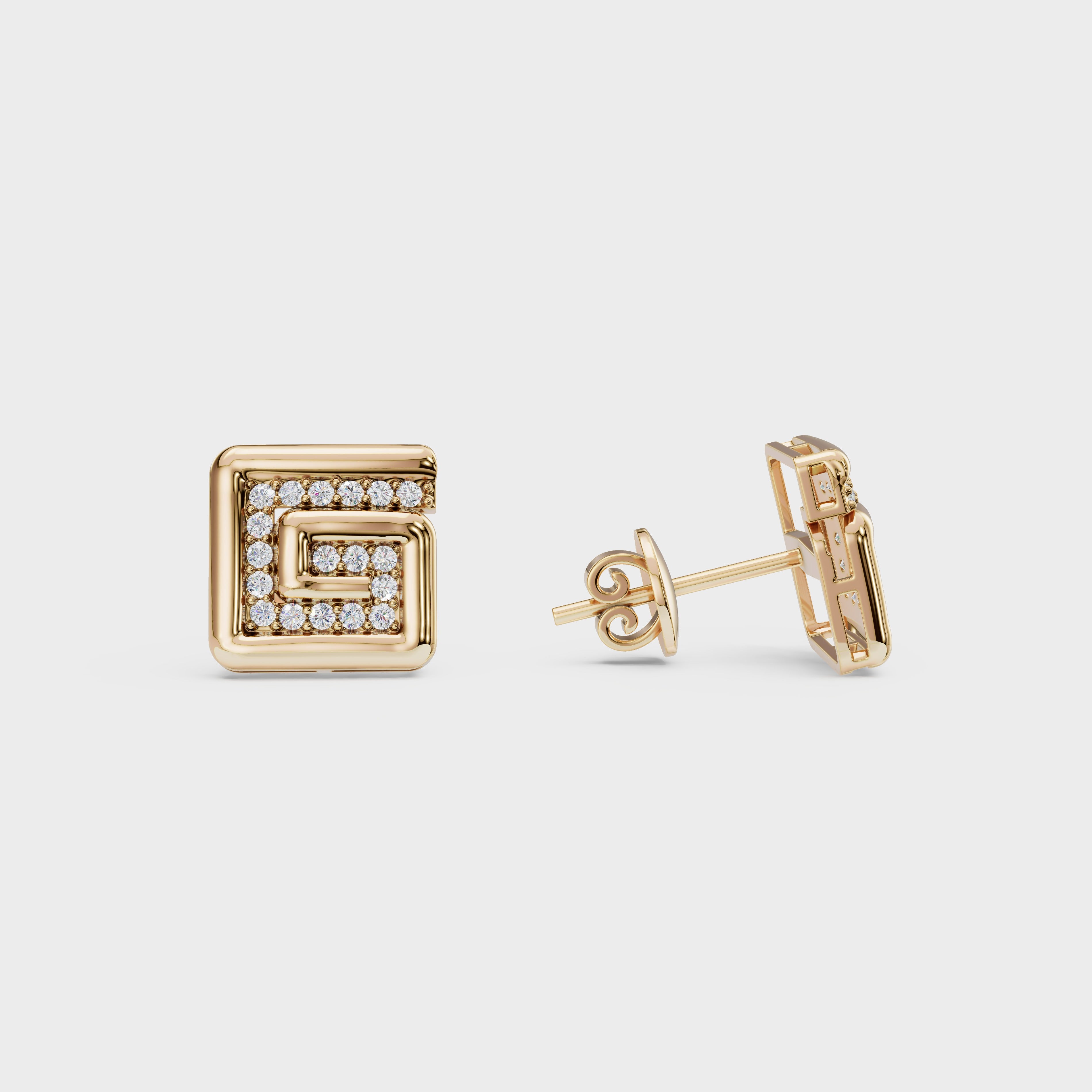 Glourious Mens Stud Earring