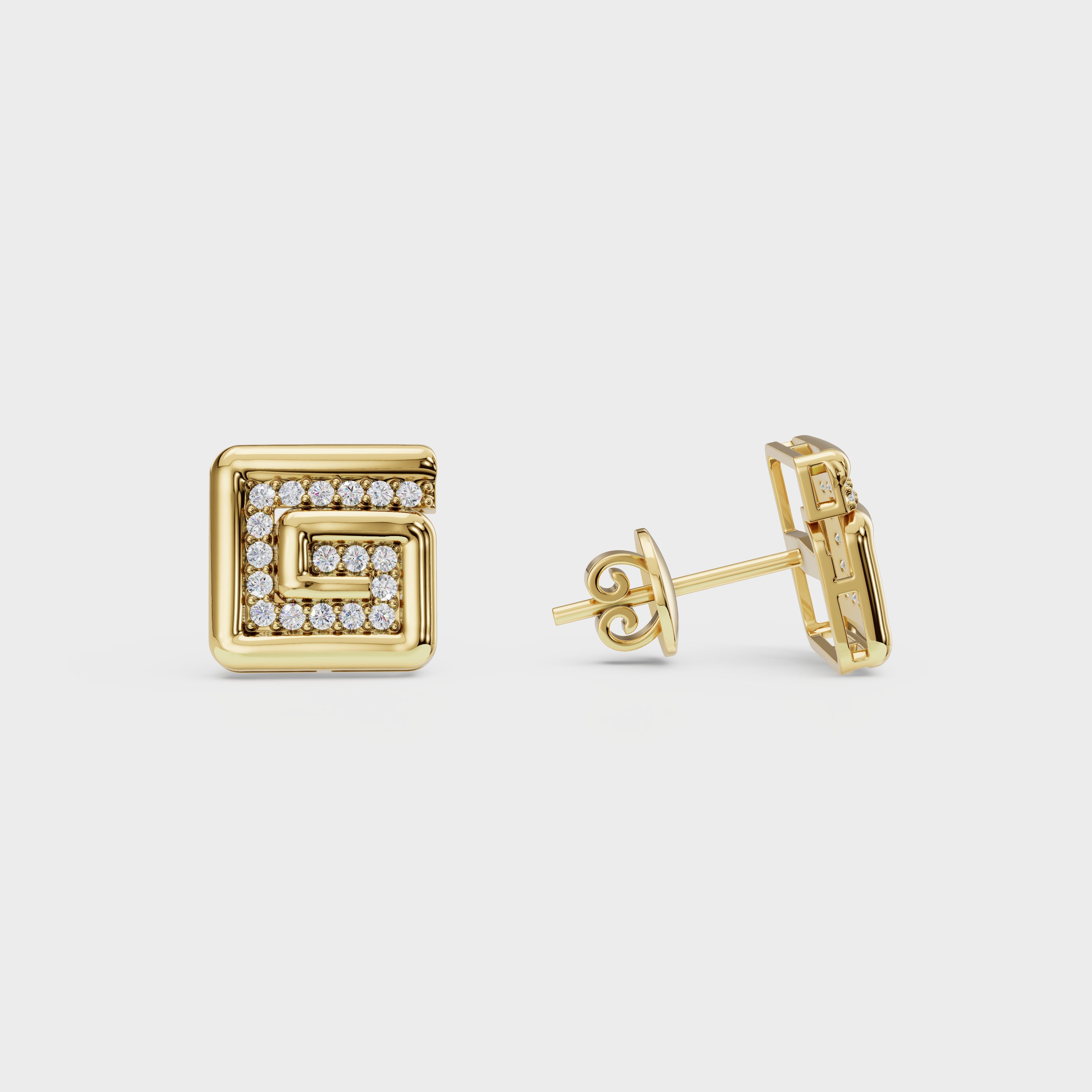 Glourious Mens Stud Earring