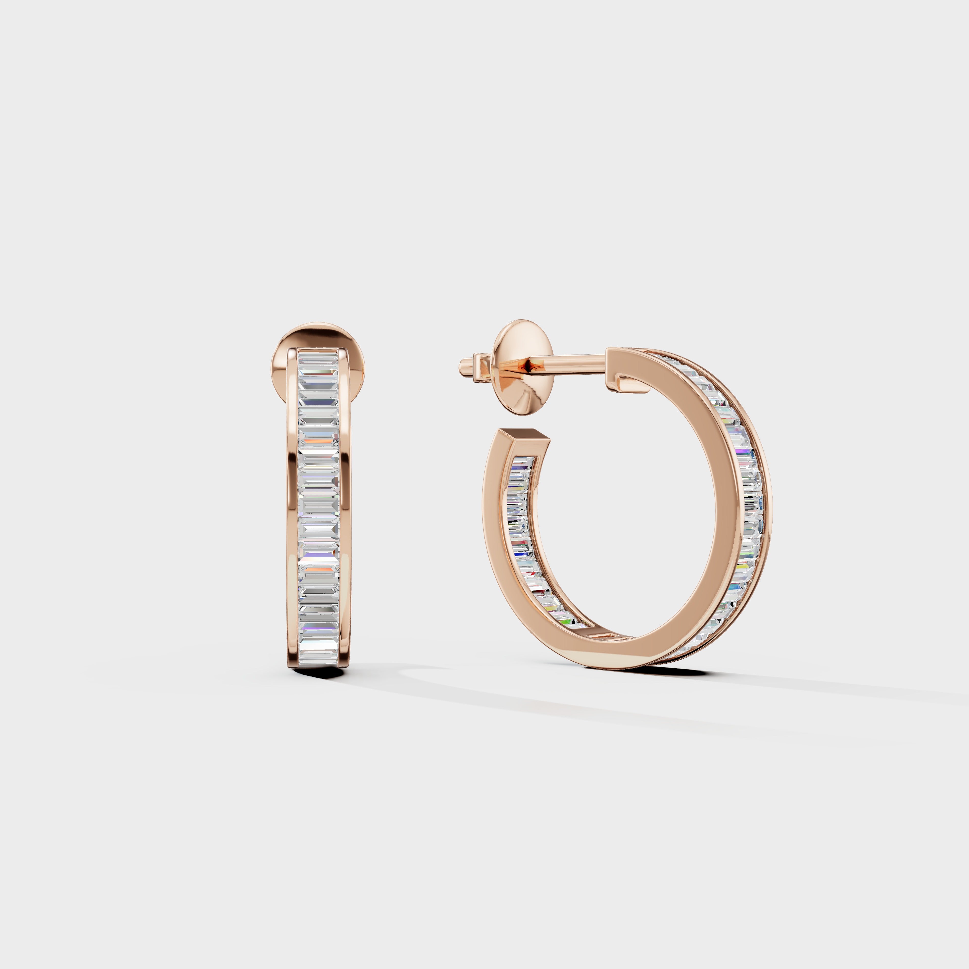 Bagutte Hoops Mens Earring