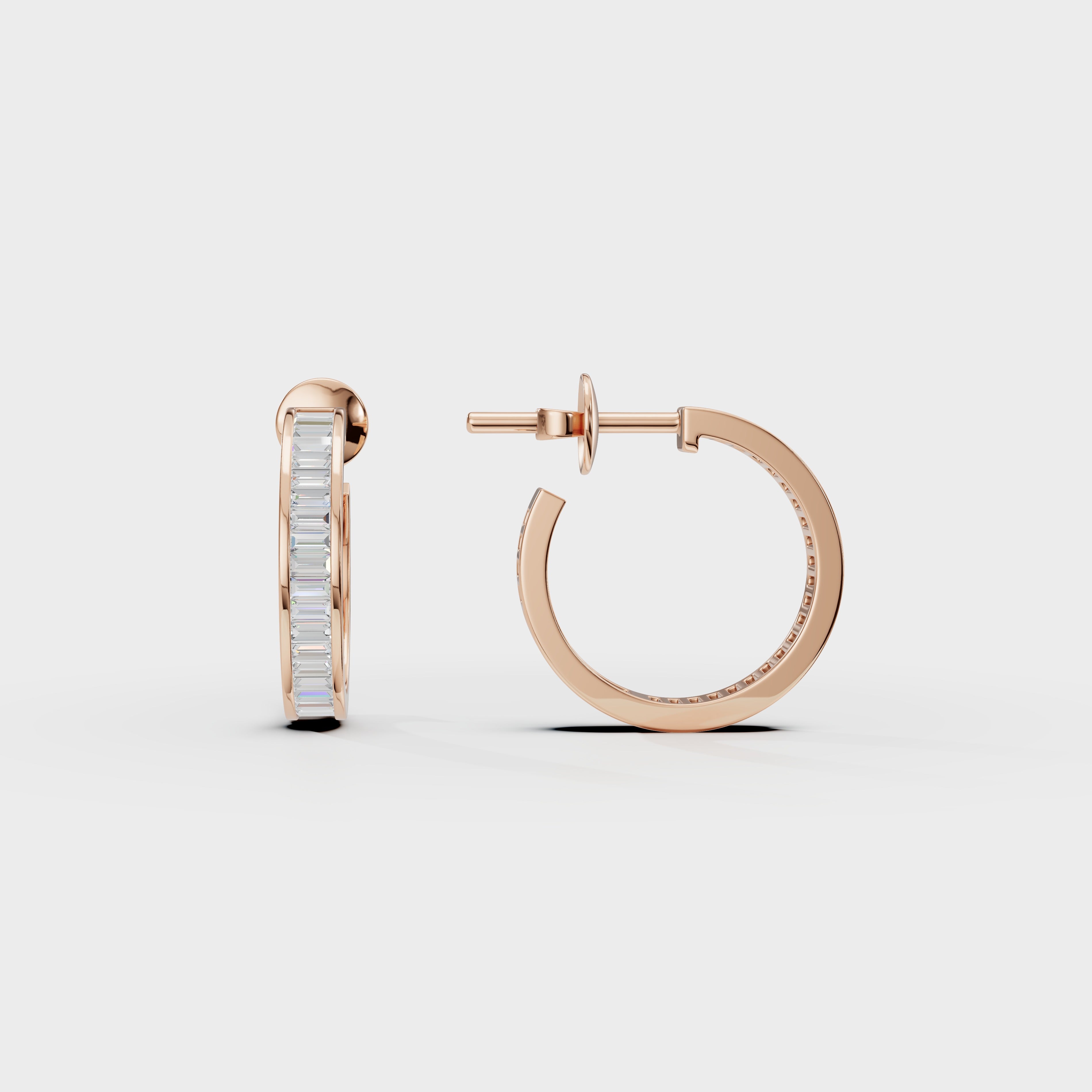 Bagutte Hoops Mens Earring
