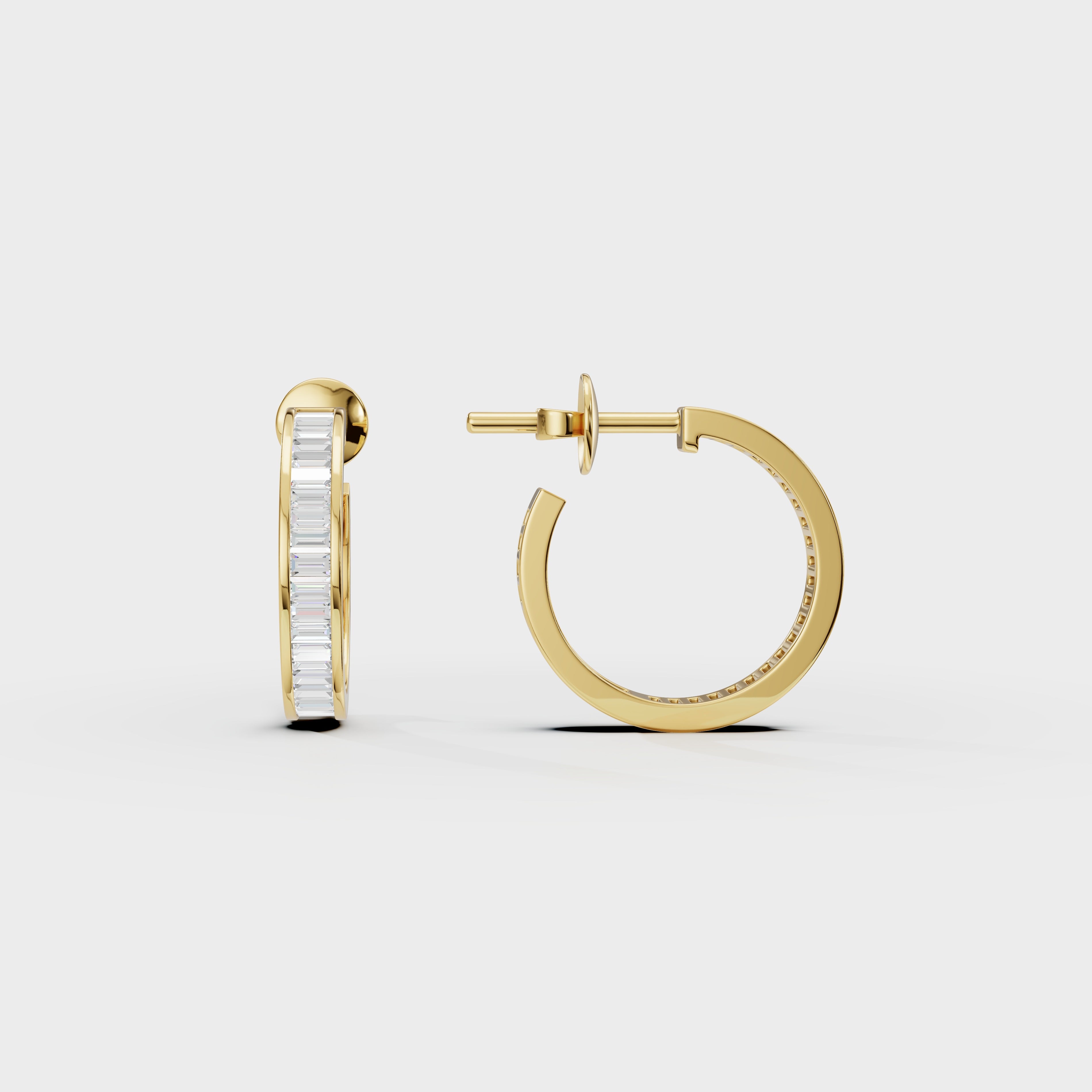 Bagutte Hoops Mens Earring