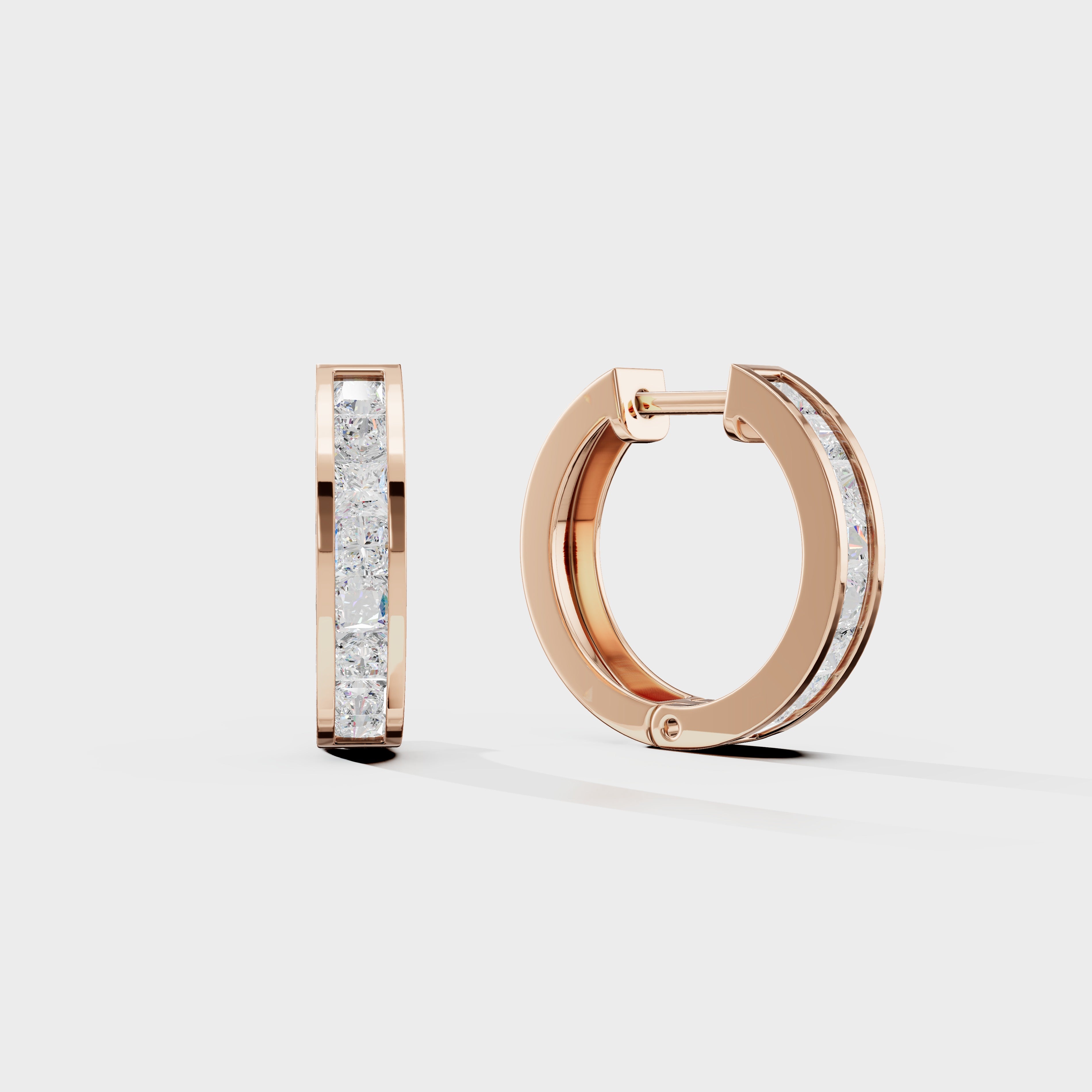 Donald hoops Mens Earring