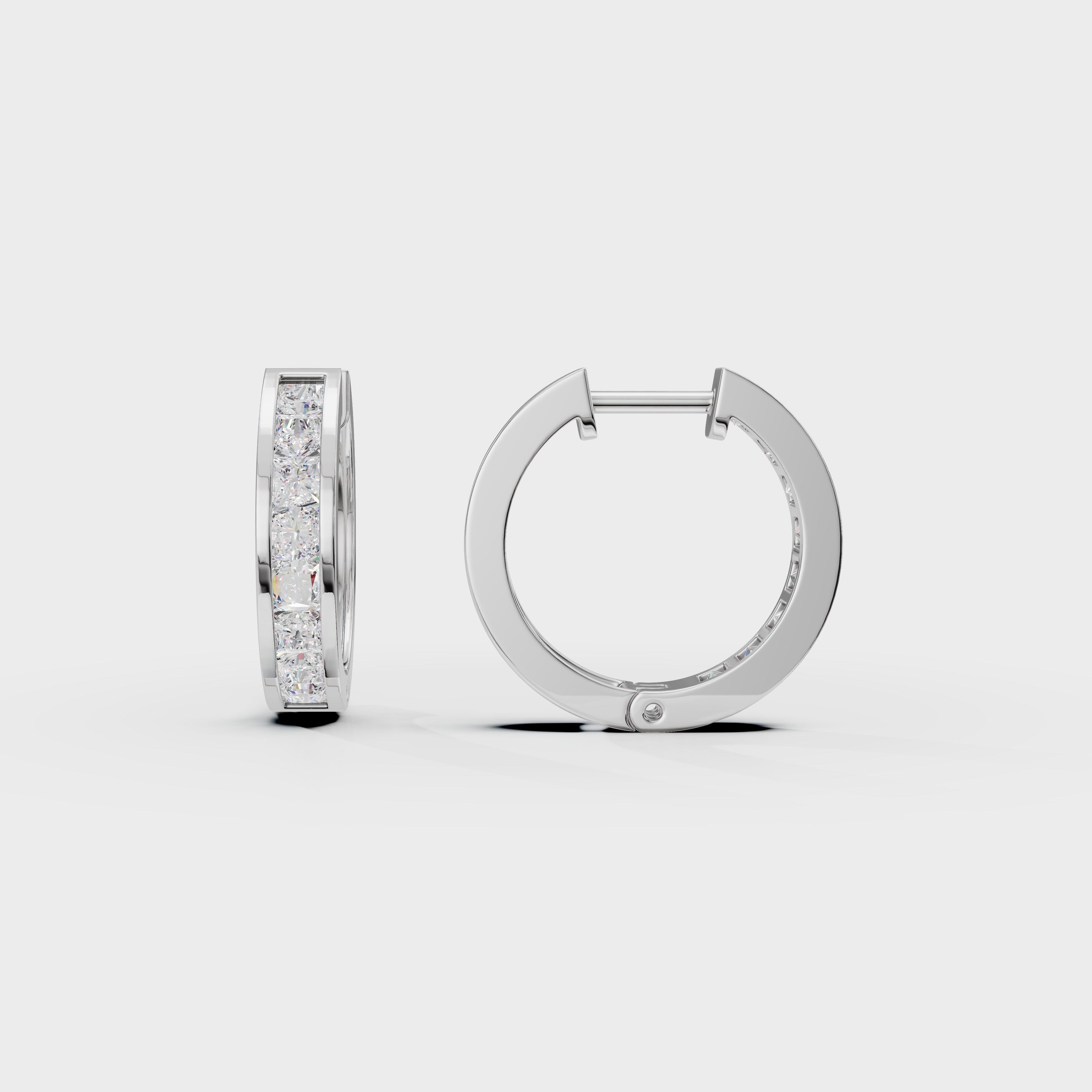 Donald hoops Mens Earring