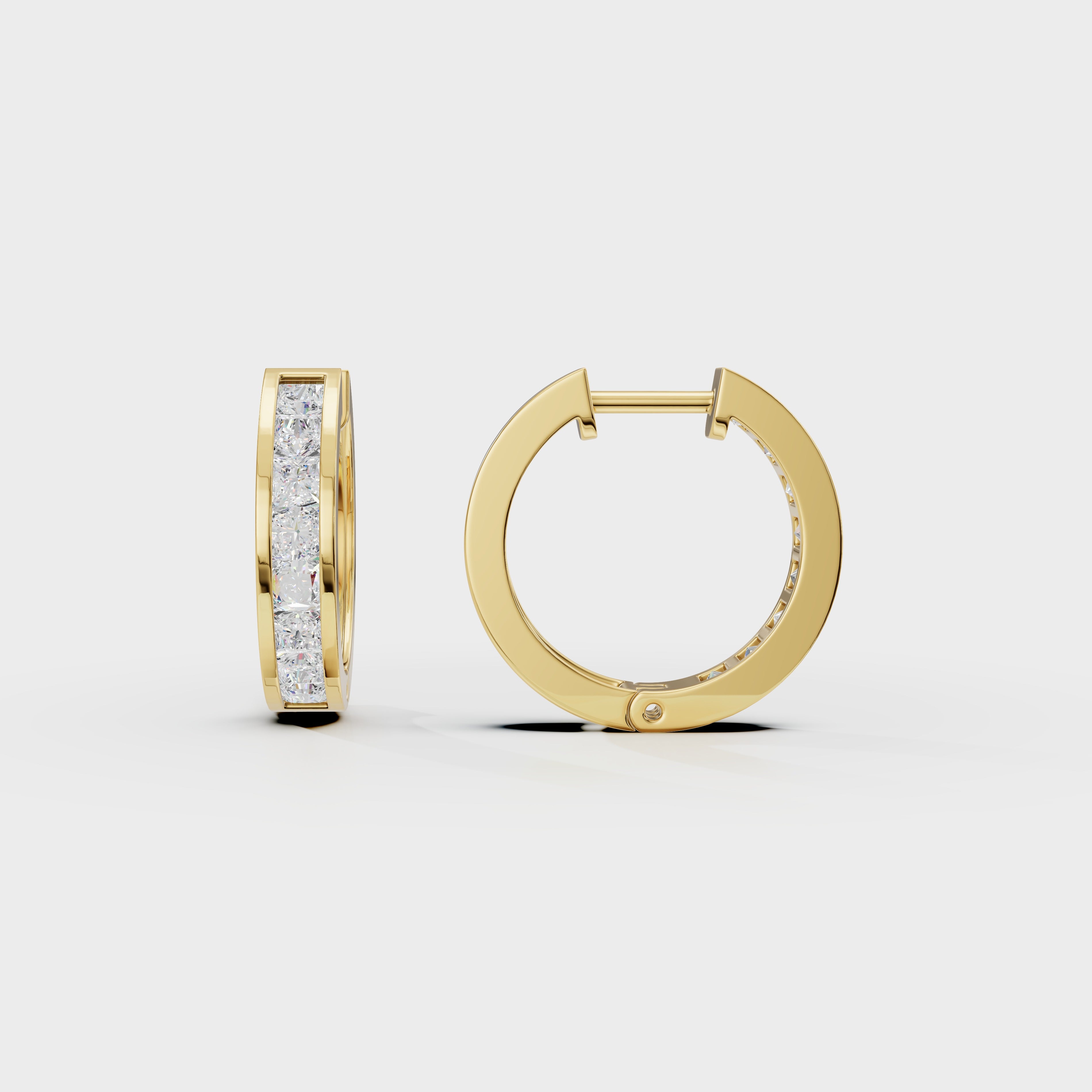 Donald hoops Mens Earring