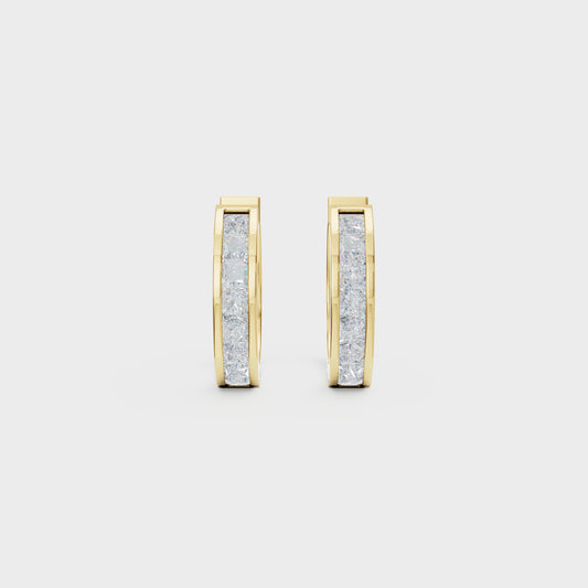Donald hoops Mens Earring