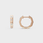 Torque hoops men's earrings