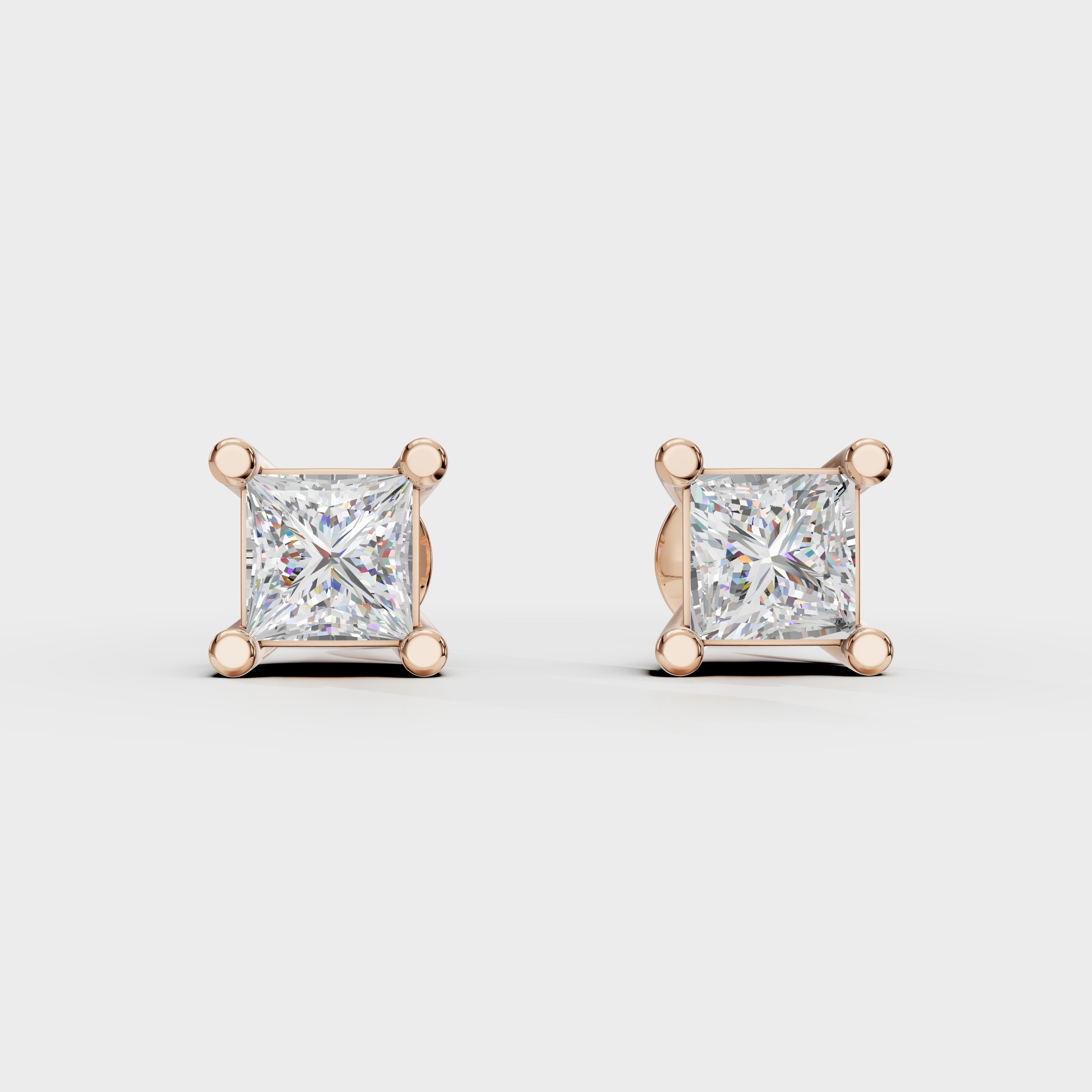 Attract Stud Diamond Mens Earrings