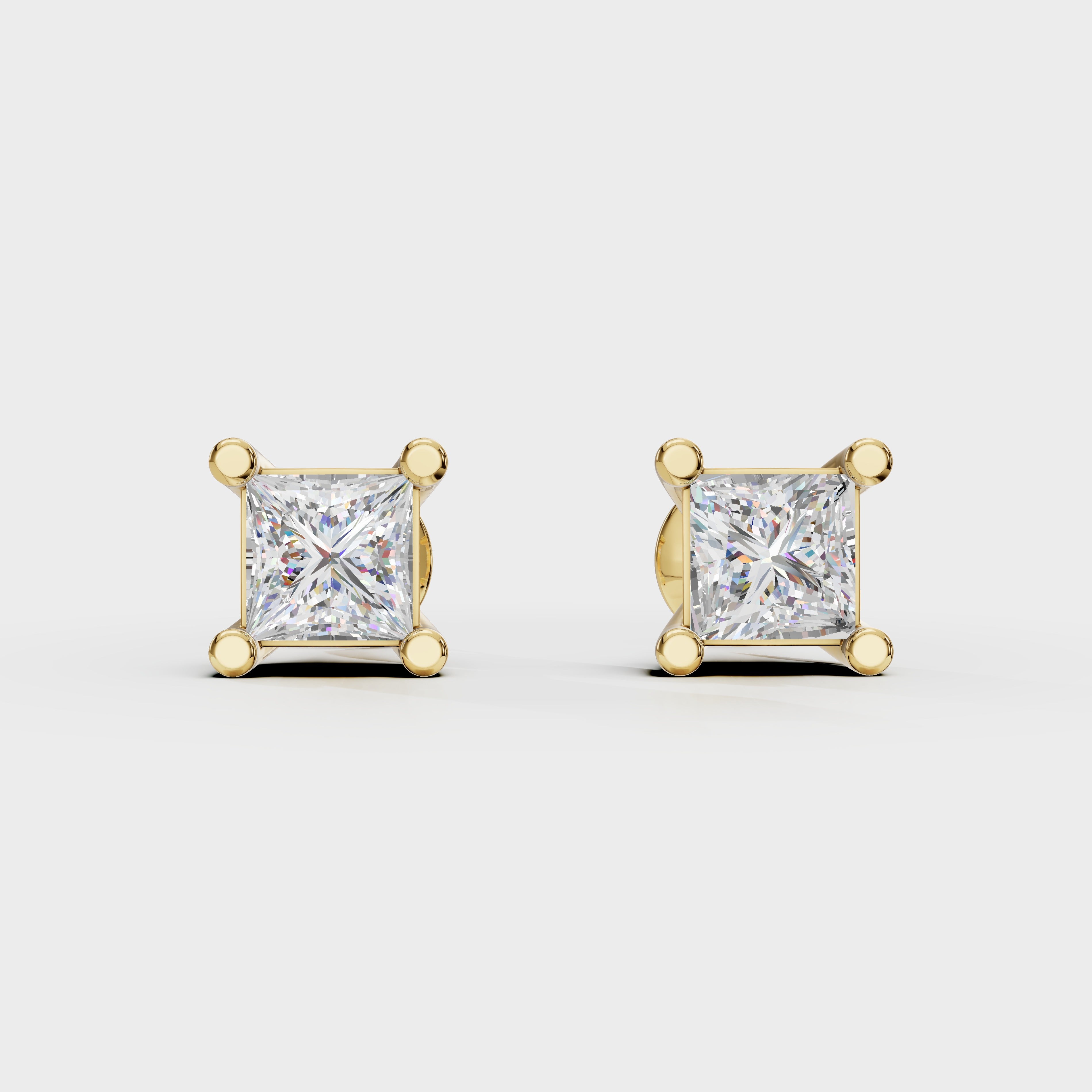 Attract Stud Diamond Mens Earrings