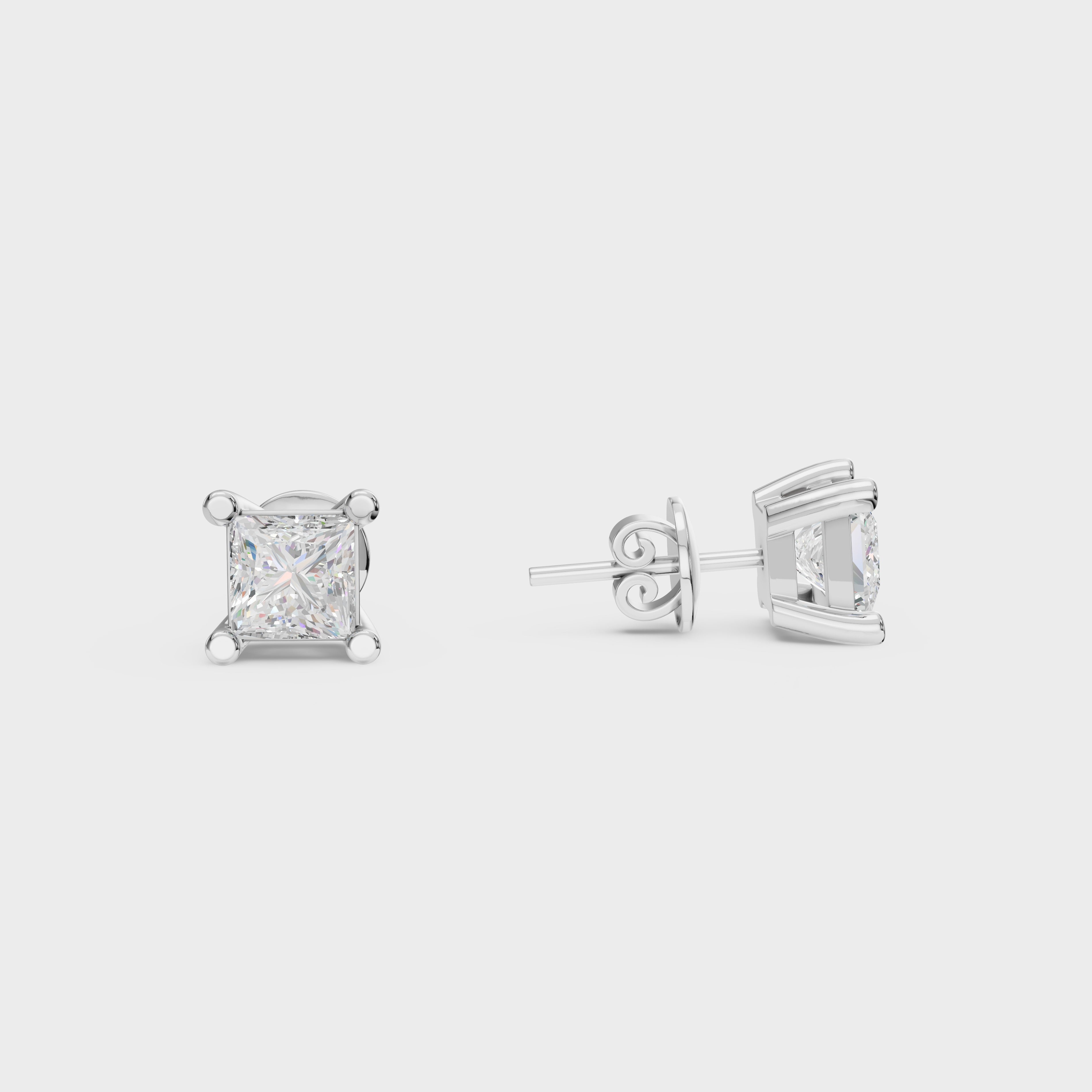Attract Stud Diamond Mens Earrings