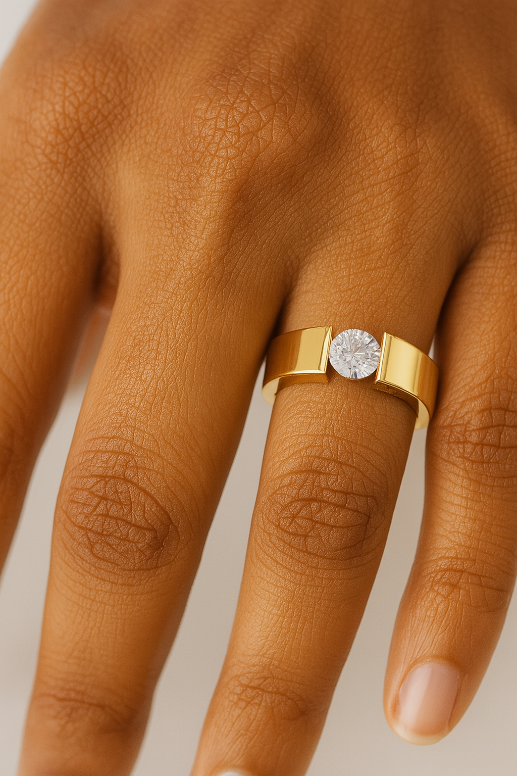 Eclipse Round Men's Ring